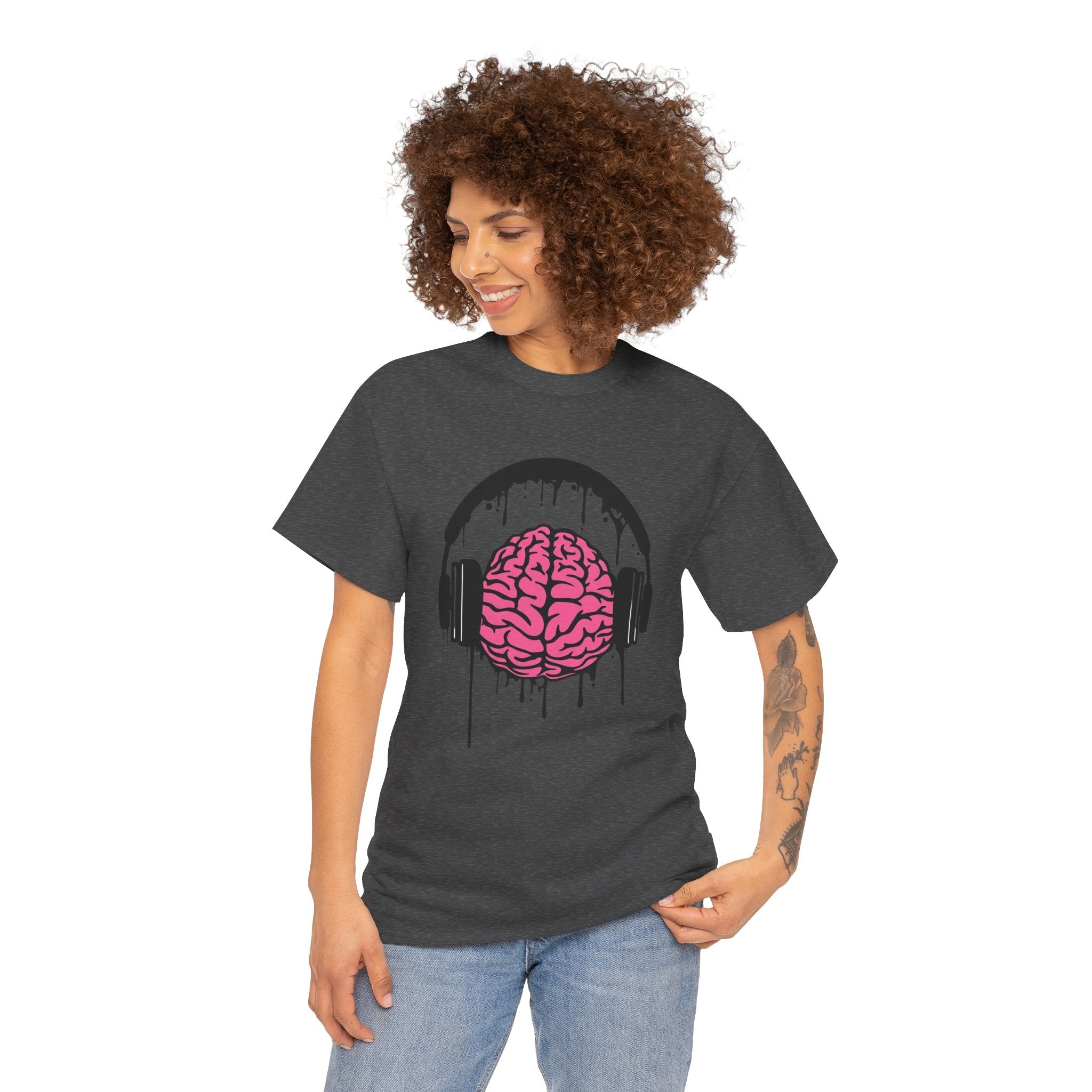 Music Lover Dripping Brain — T-Shirt