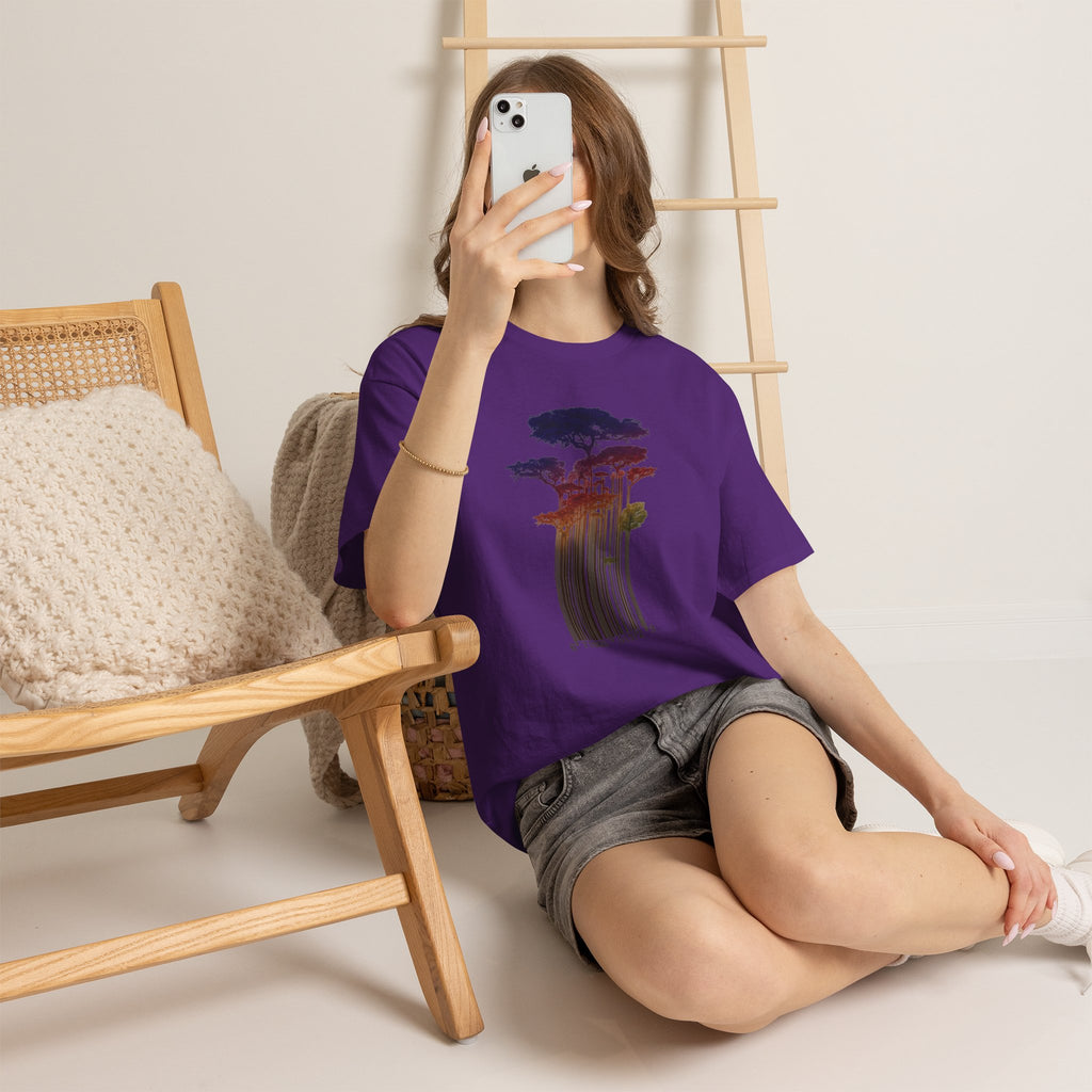 Barcode Forest T‑Shirt
