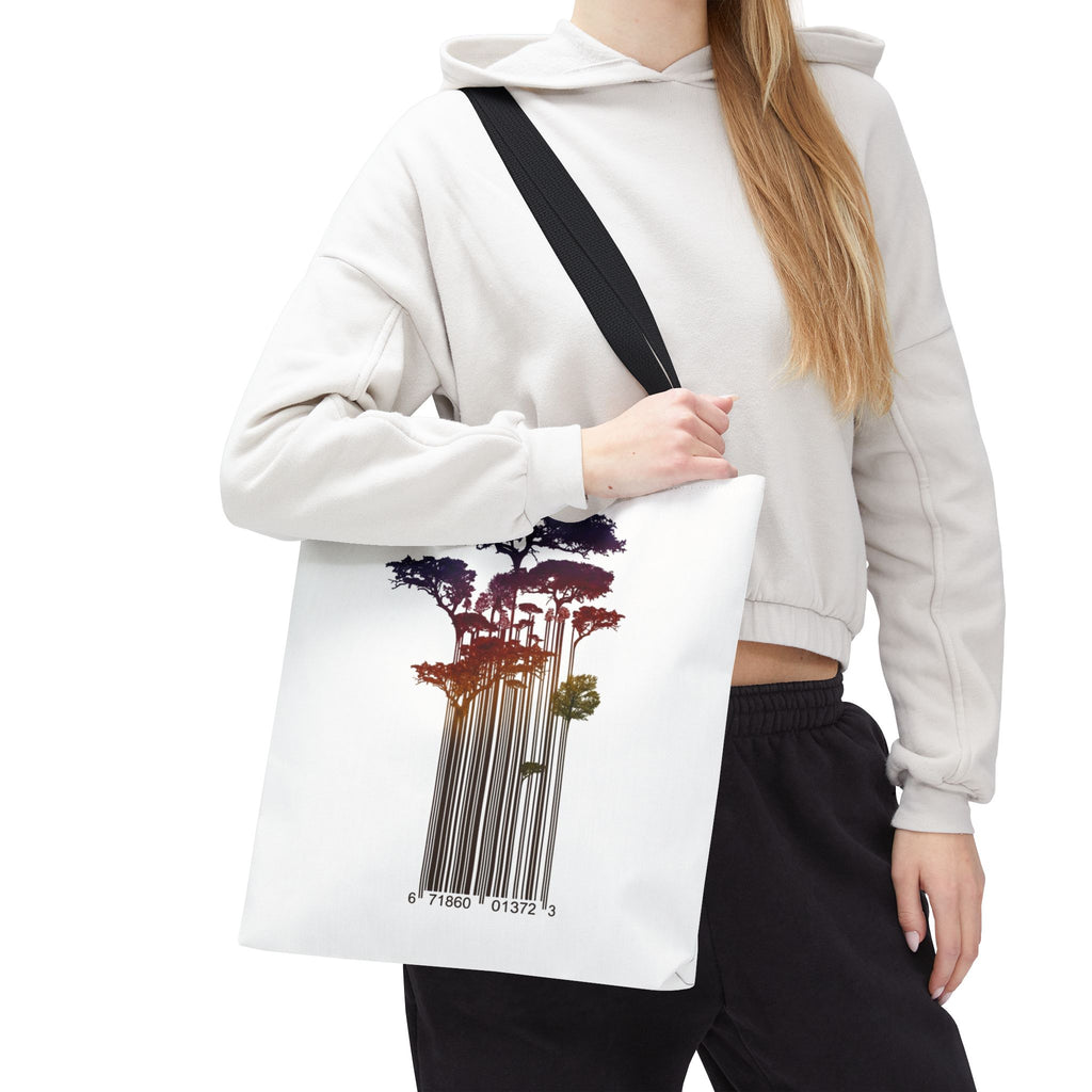 Barcode Forest — Tote Bag