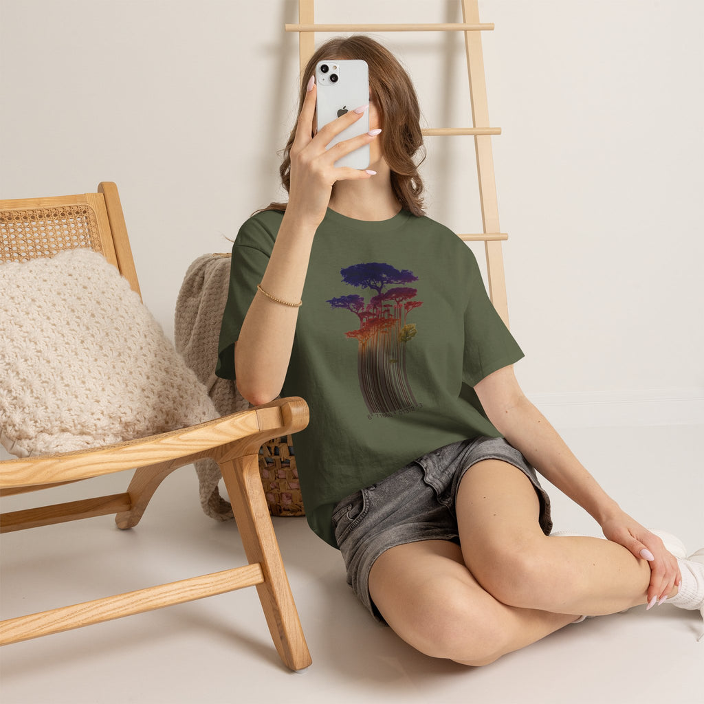 Barcode Forest T‑Shirt
