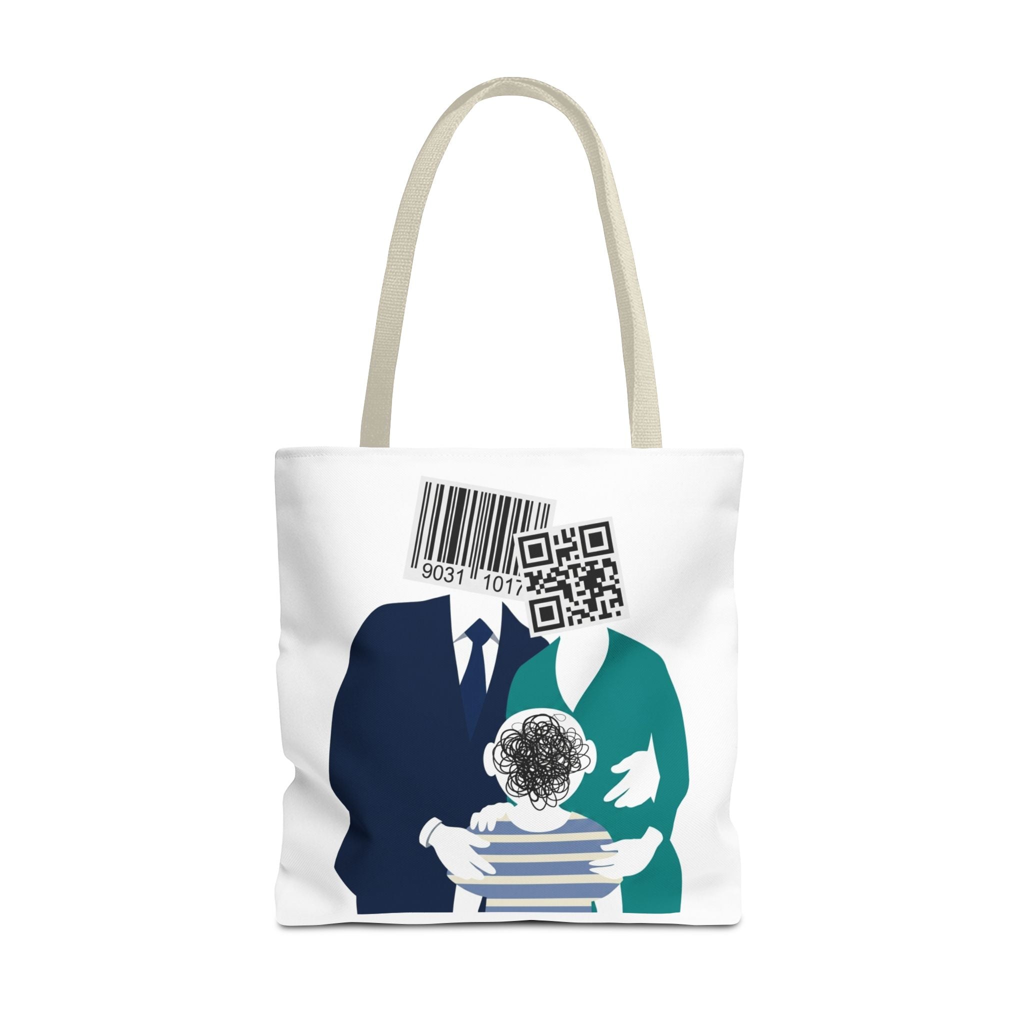 Barcode Family Portrait Tote Bag