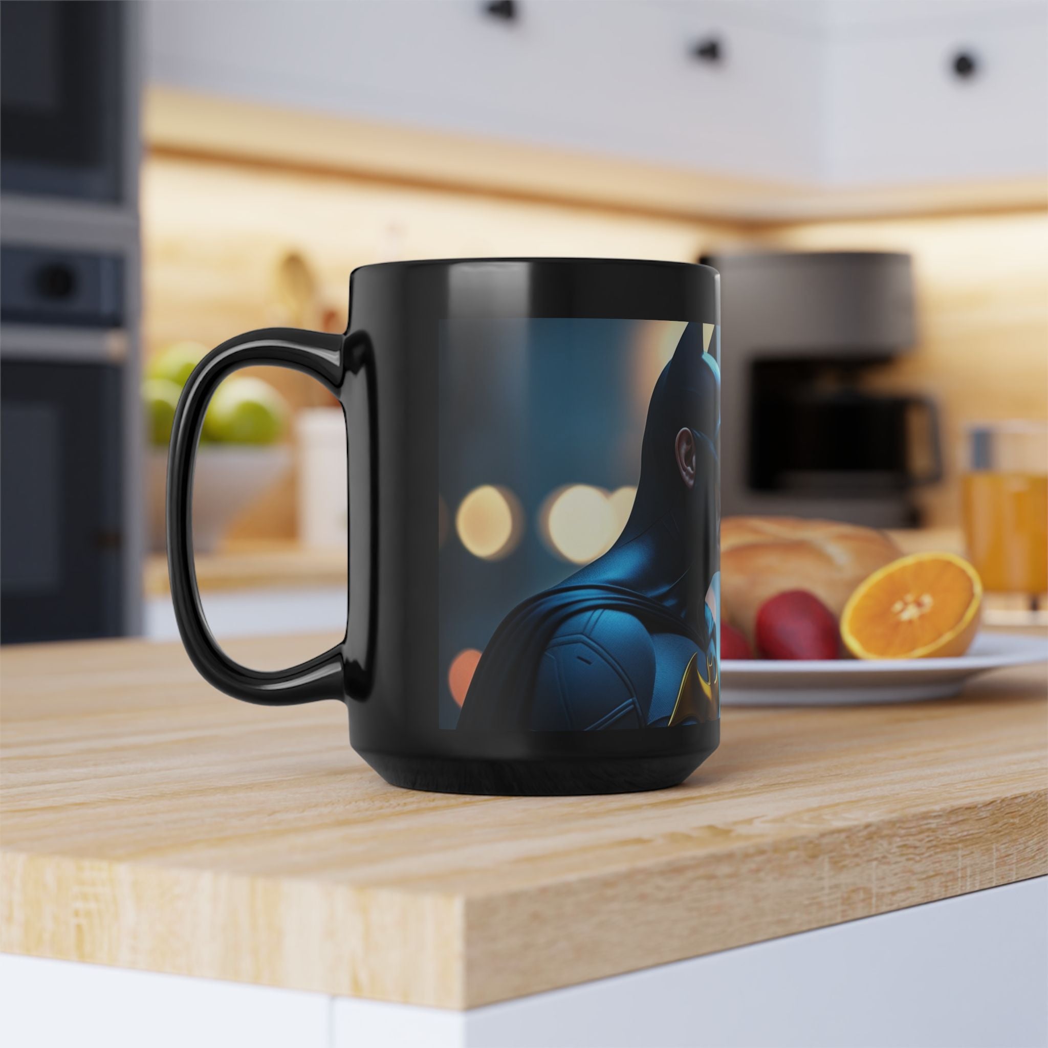 Romantic Batman & Wonder Woman Kiss — Coffee Cup
