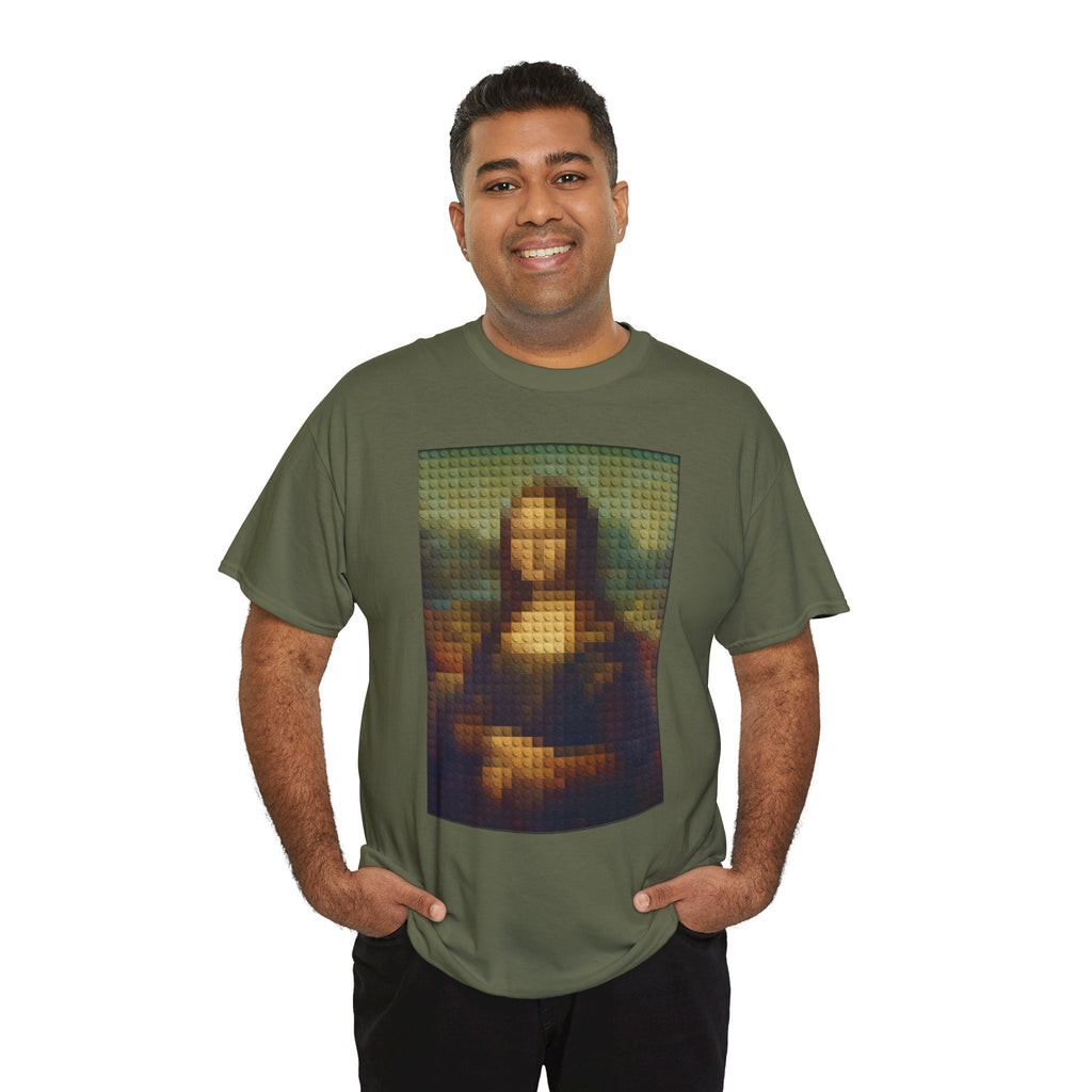 Pixelated Mona Lisa - T‑Shirt