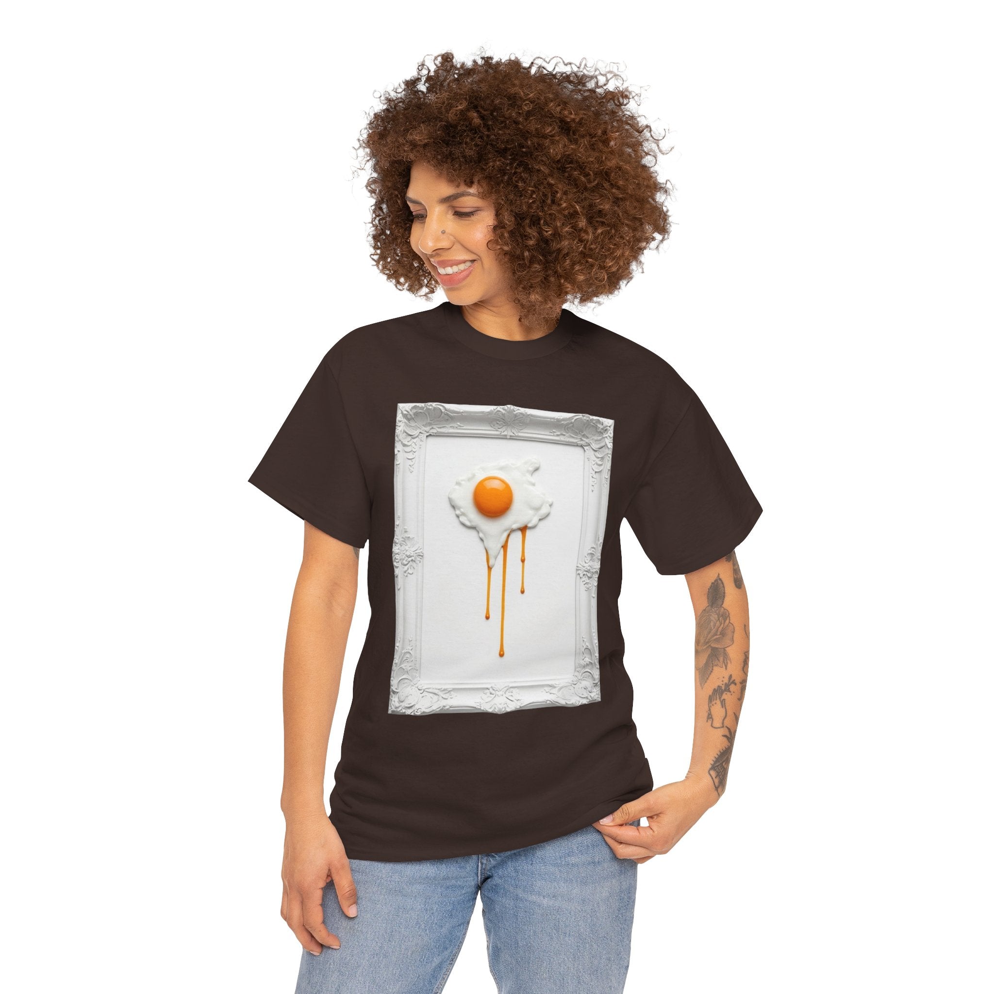 Artful Drip Fried Egg — T‑Shirt