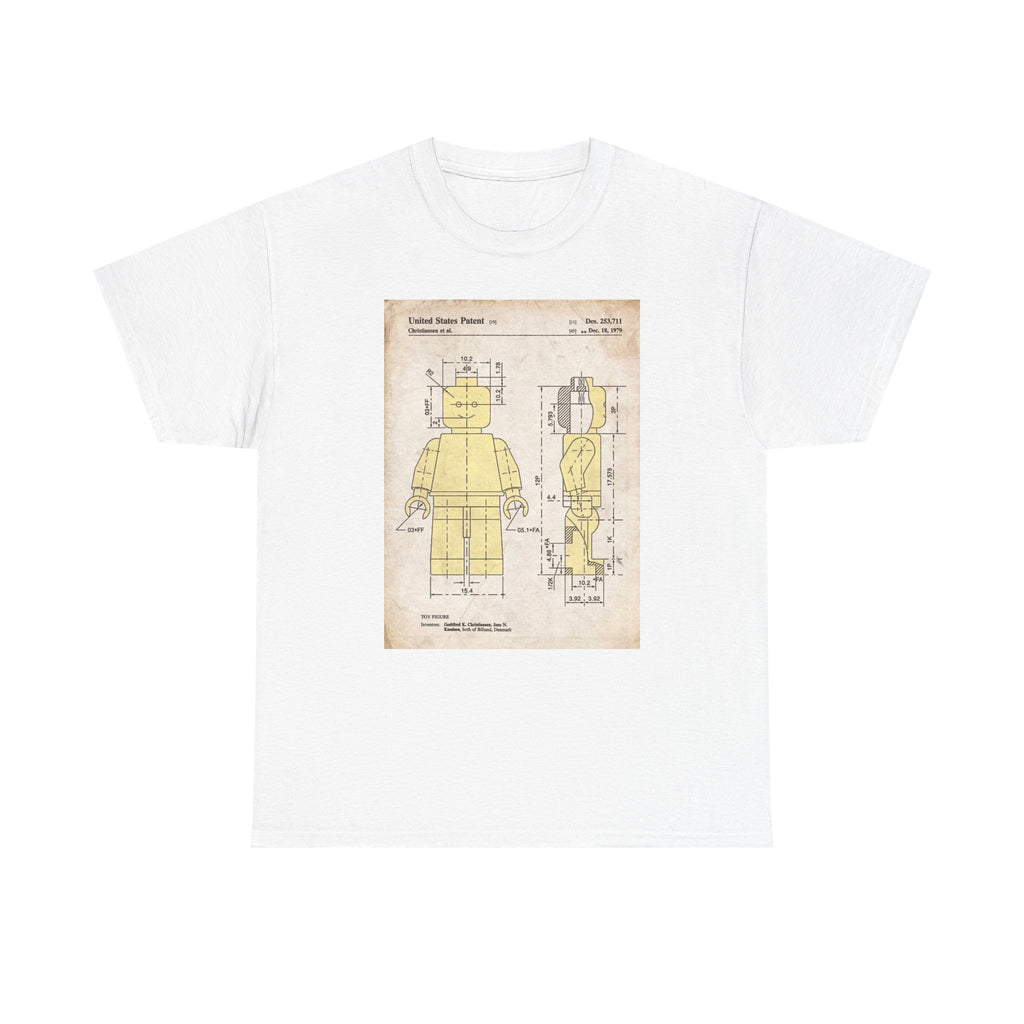 Lego Minifigure Patent T-Shirt – Pop Culture Graphic Tee