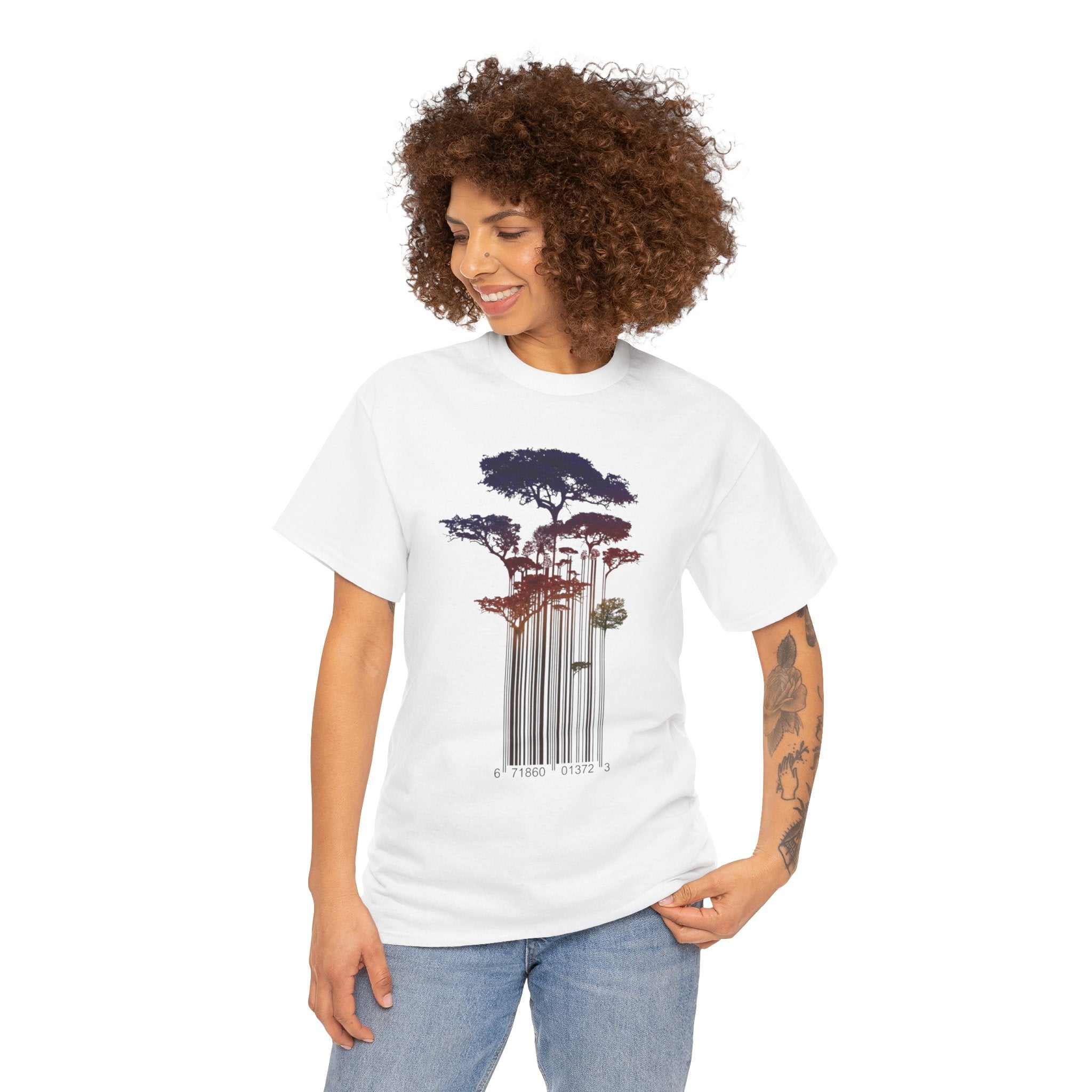 Tree Barcode — T-Shirt