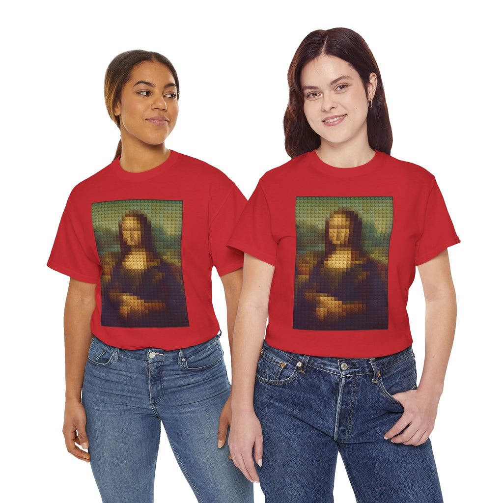Pixelated Mona Lisa - T‑Shirt