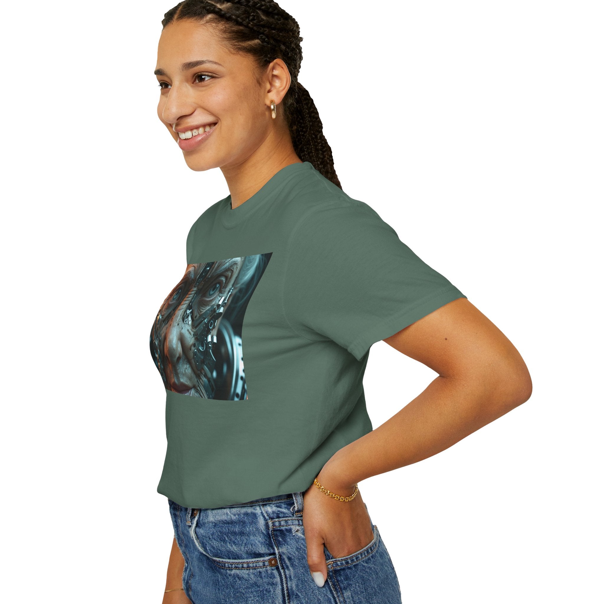 Cybernetic Old Face —T‑Shirt