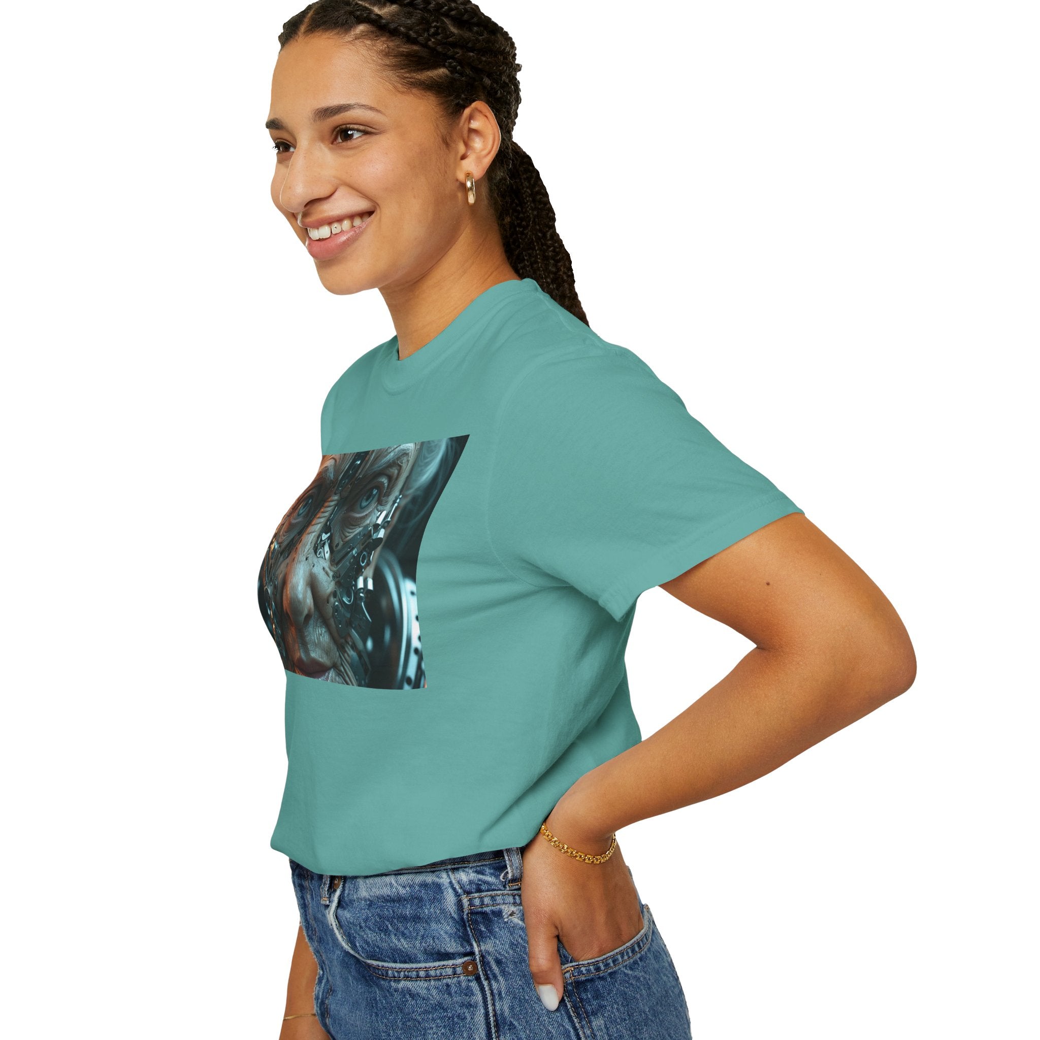 Cybernetic Old Face —T‑Shirt