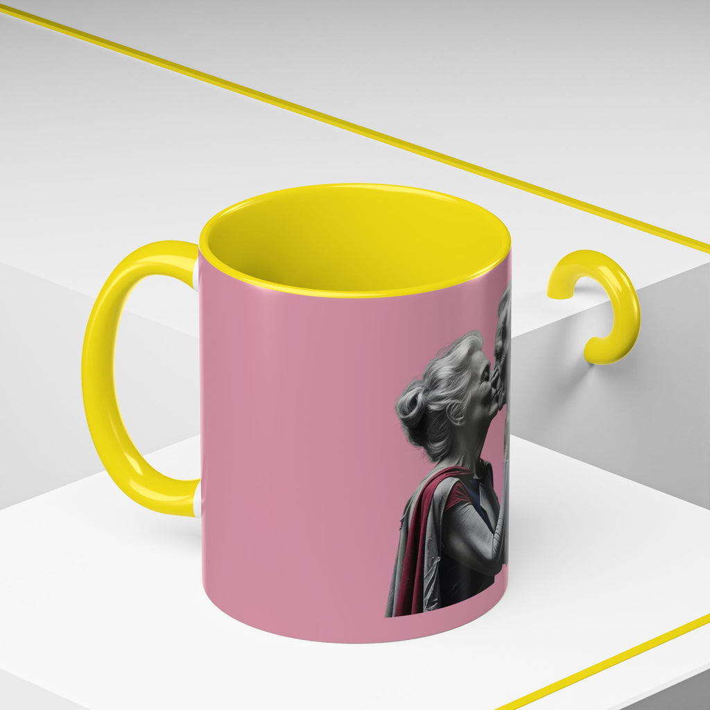 Elderly Superhero Couple — Coffee Mug