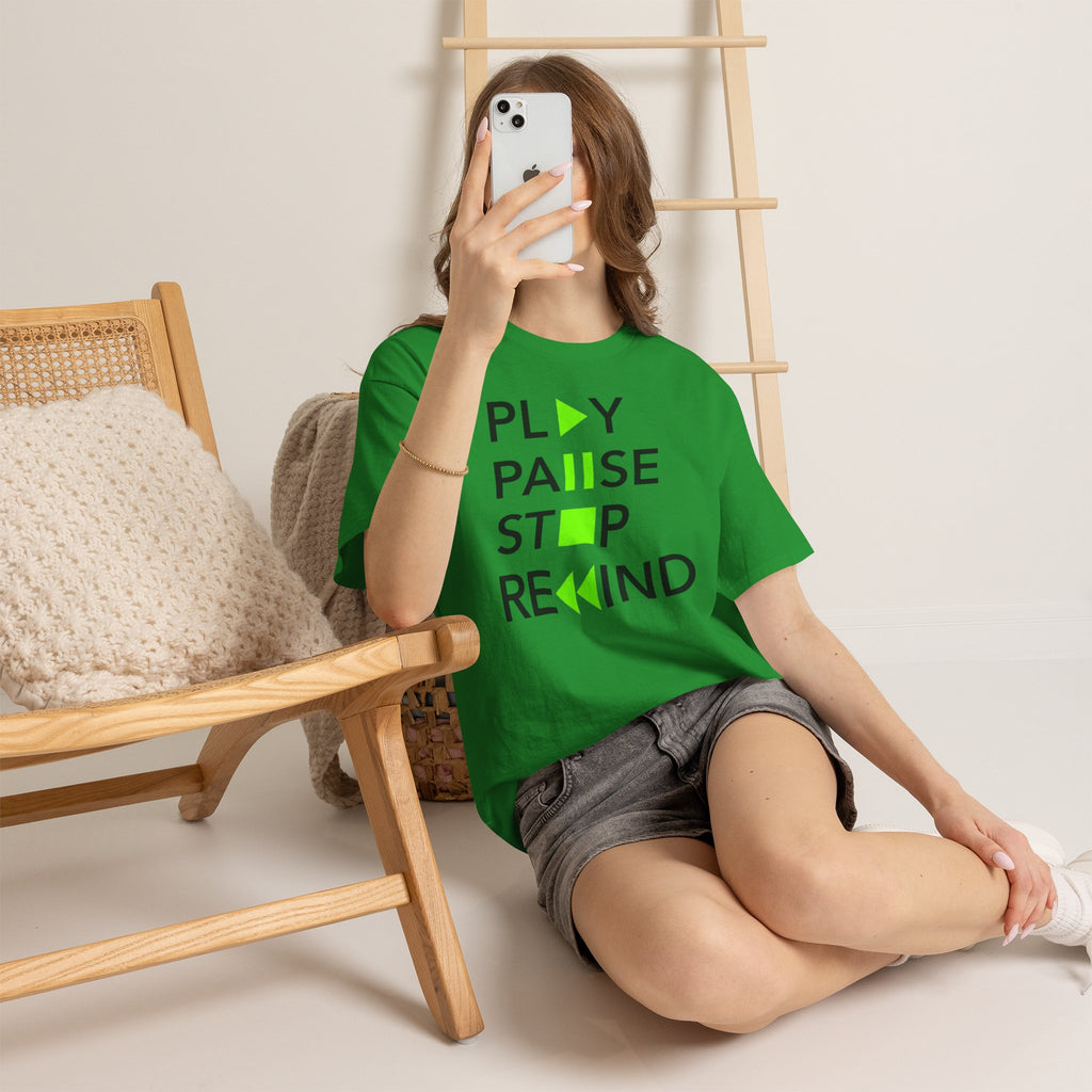 Play Pause Stop Rewind — T-Shirt