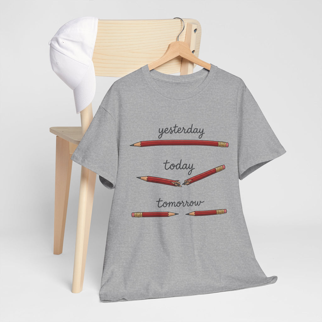 "yesterday, today, tomorrow" — Tshirt