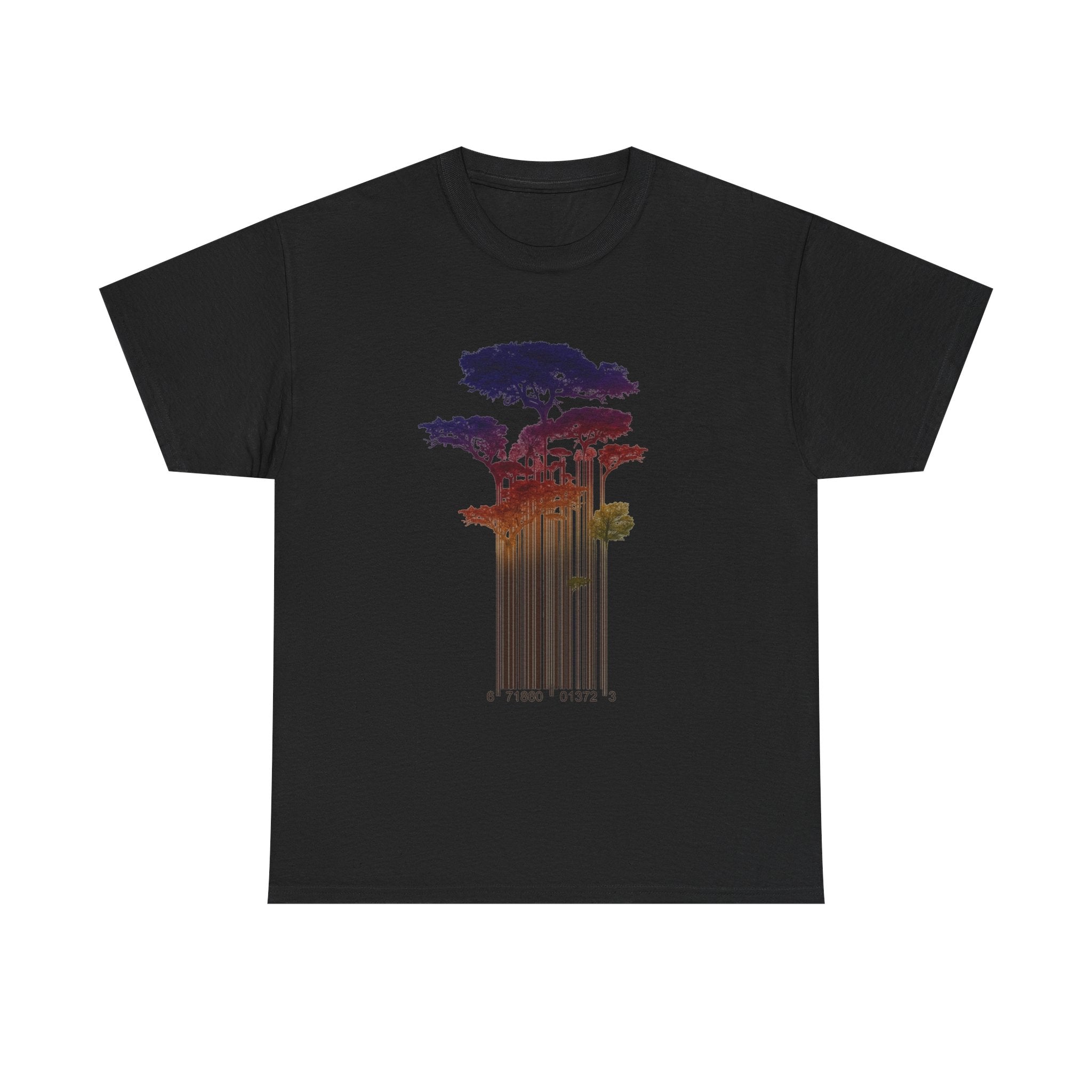 Barcode Forest T‑Shirt