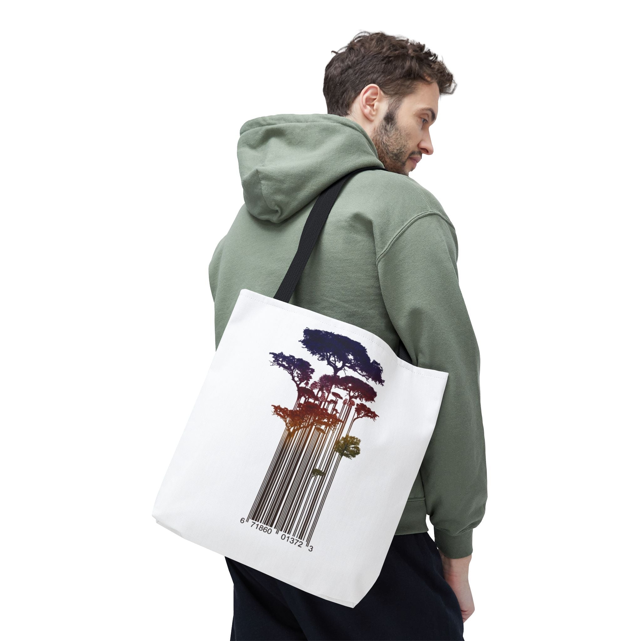 Barcode Forest — Tote Bag