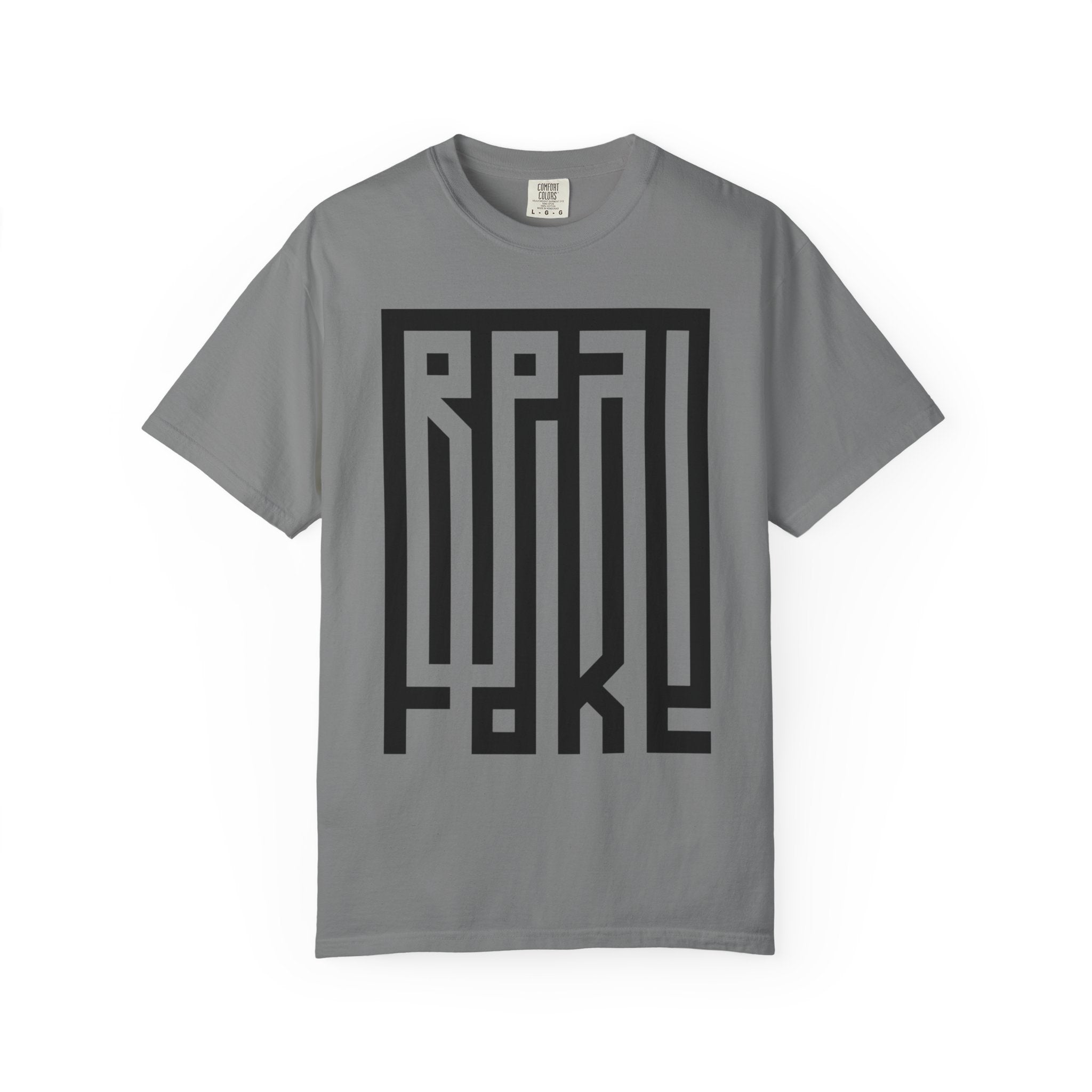 'Real/Fake' — T-Shirt