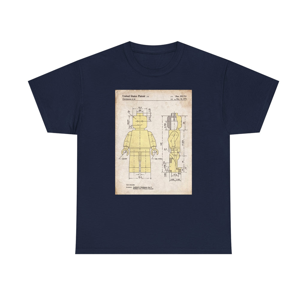 Lego Minifigure Patent T-Shirt – Pop Culture Graphic Tee