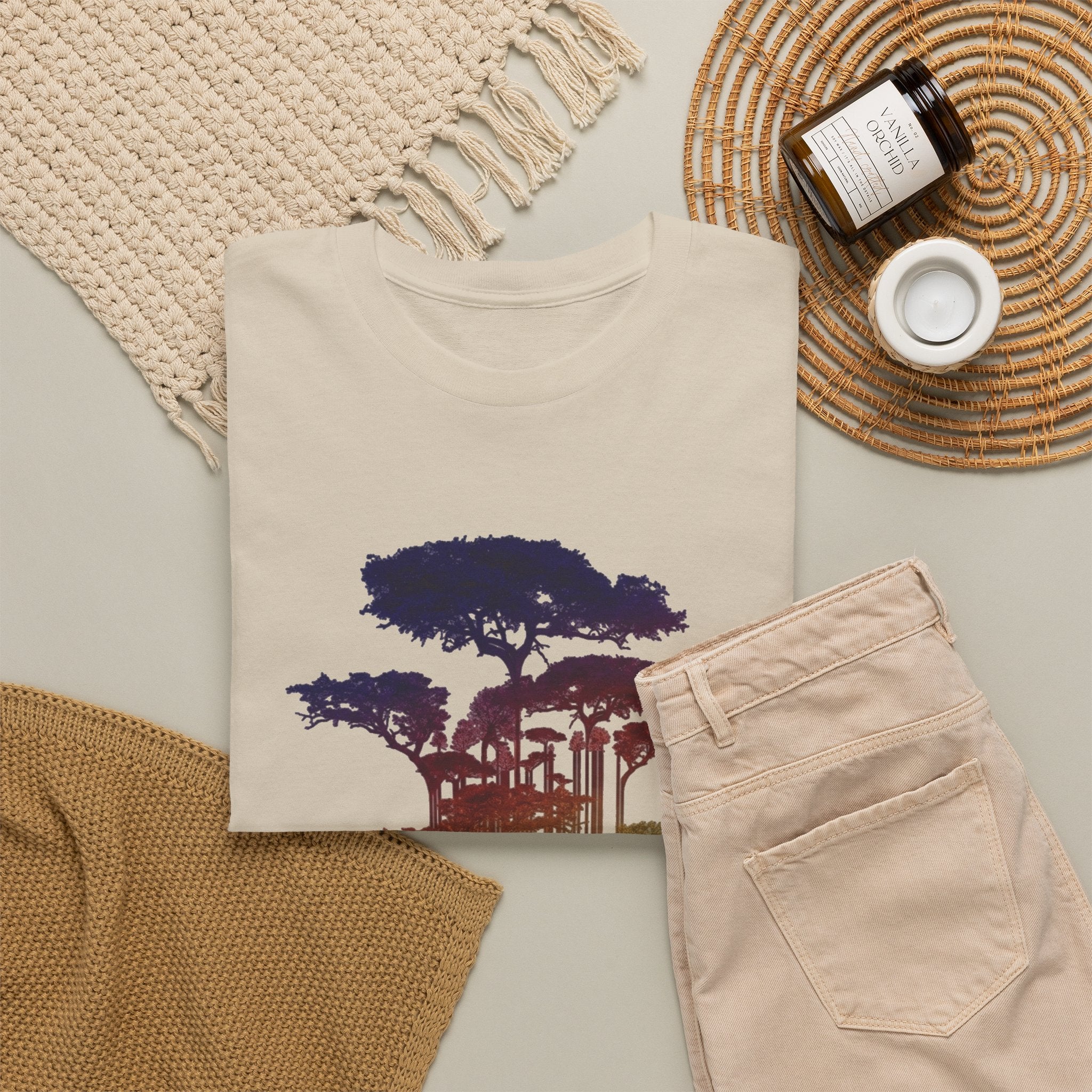 Barcode Forest T‑Shirt