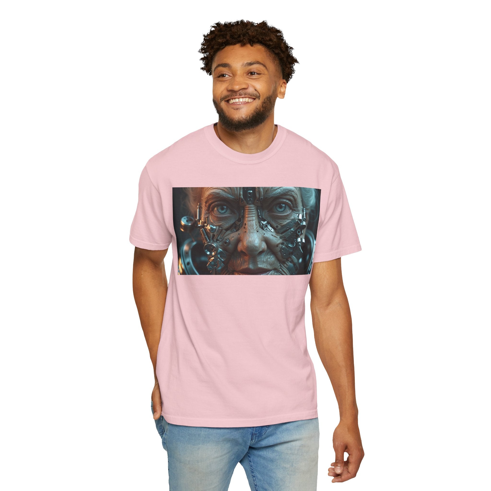 Cybernetic Old Face —T‑Shirt