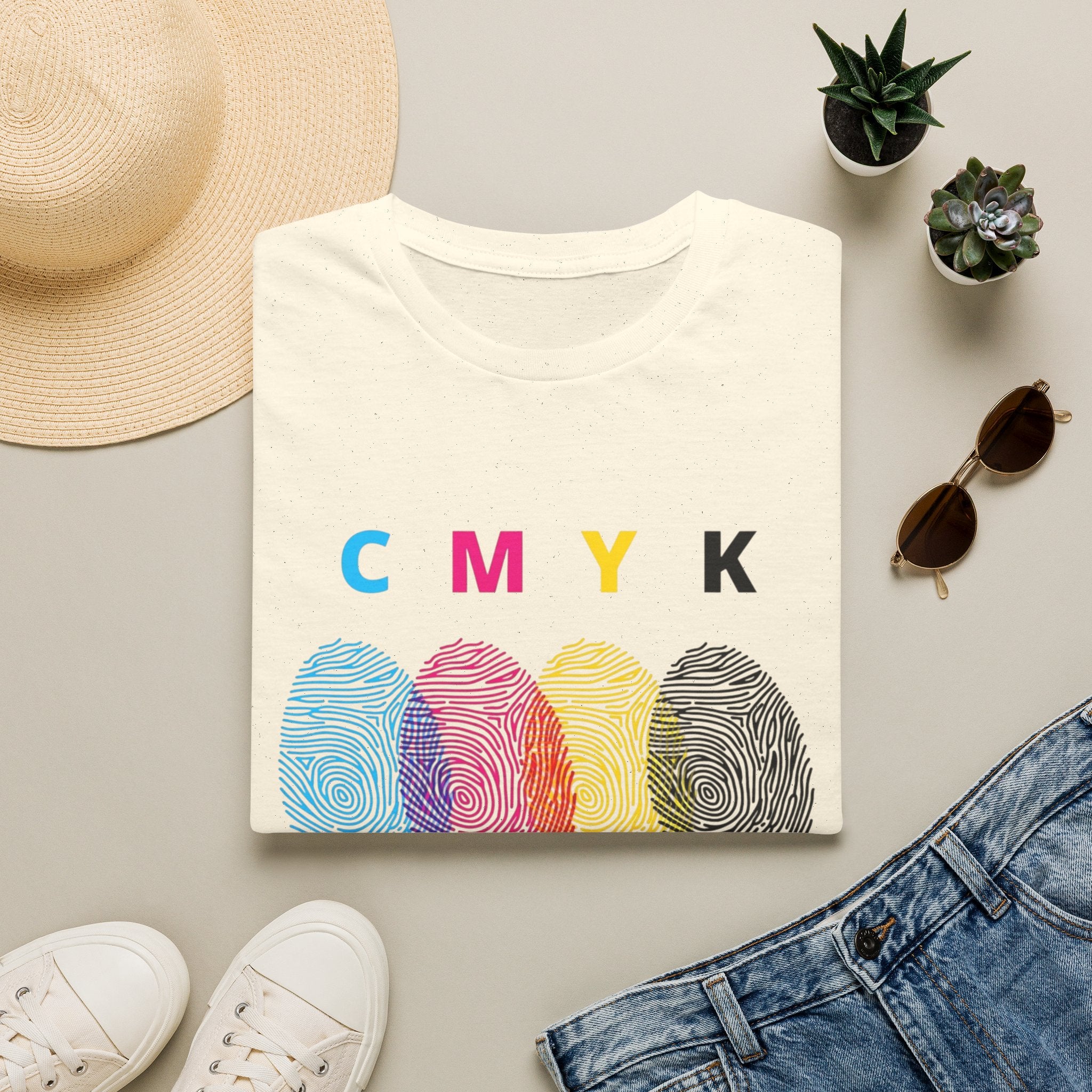 CMYK Fingerprint — T-Shirt