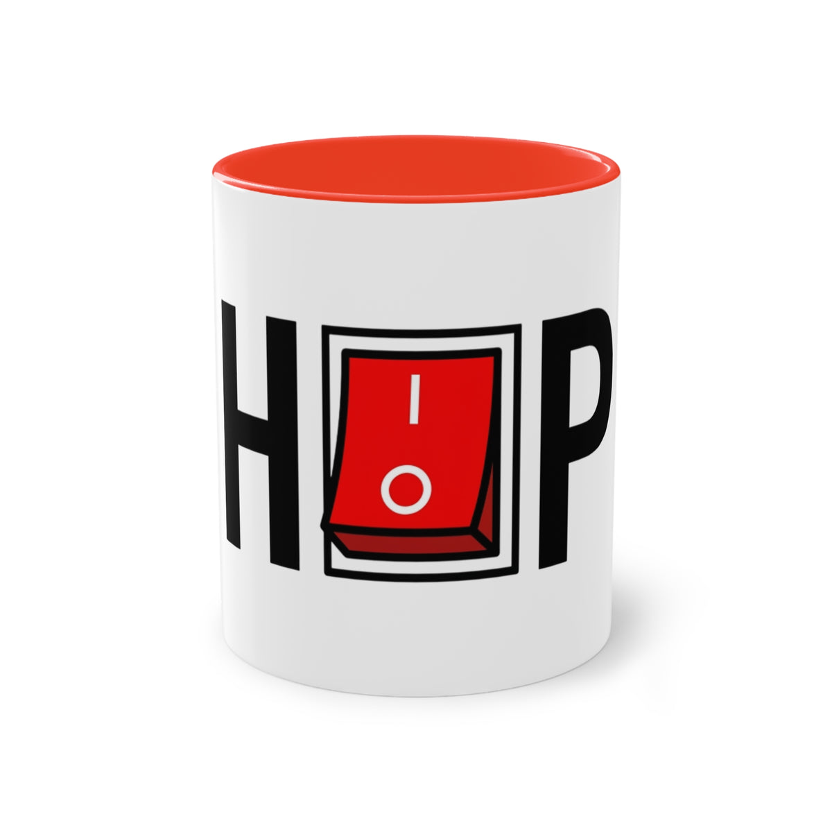 Hip Hop Mug in Red – red help switch hip hop music mug
