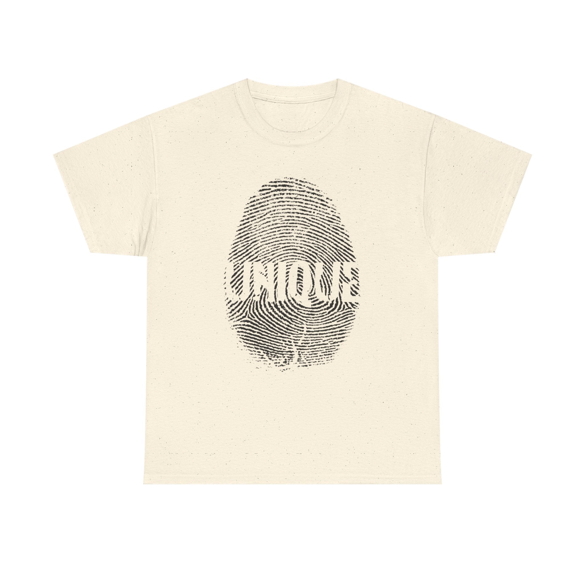 Unique Fingerprint Tee — Graphic Identity T-Shirt