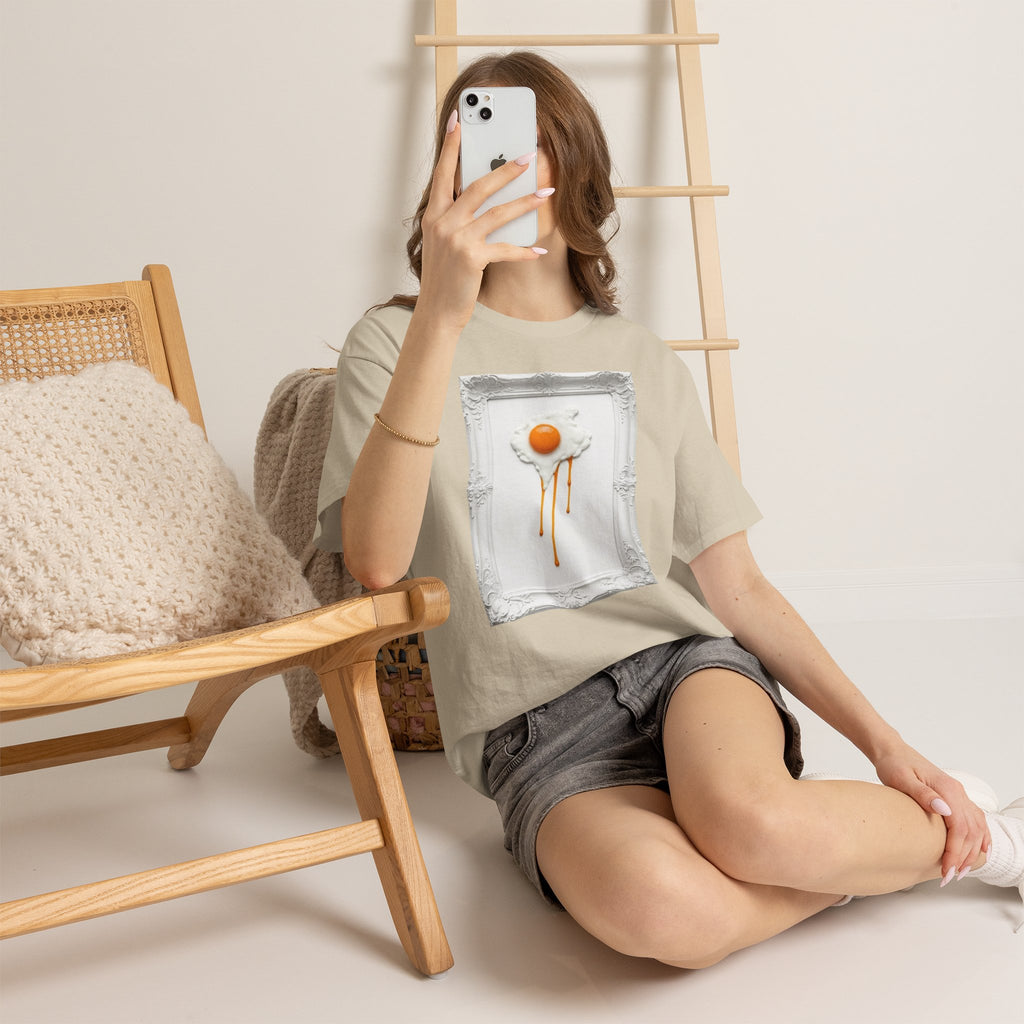 Artful Drip Fried Egg — T‑Shirt