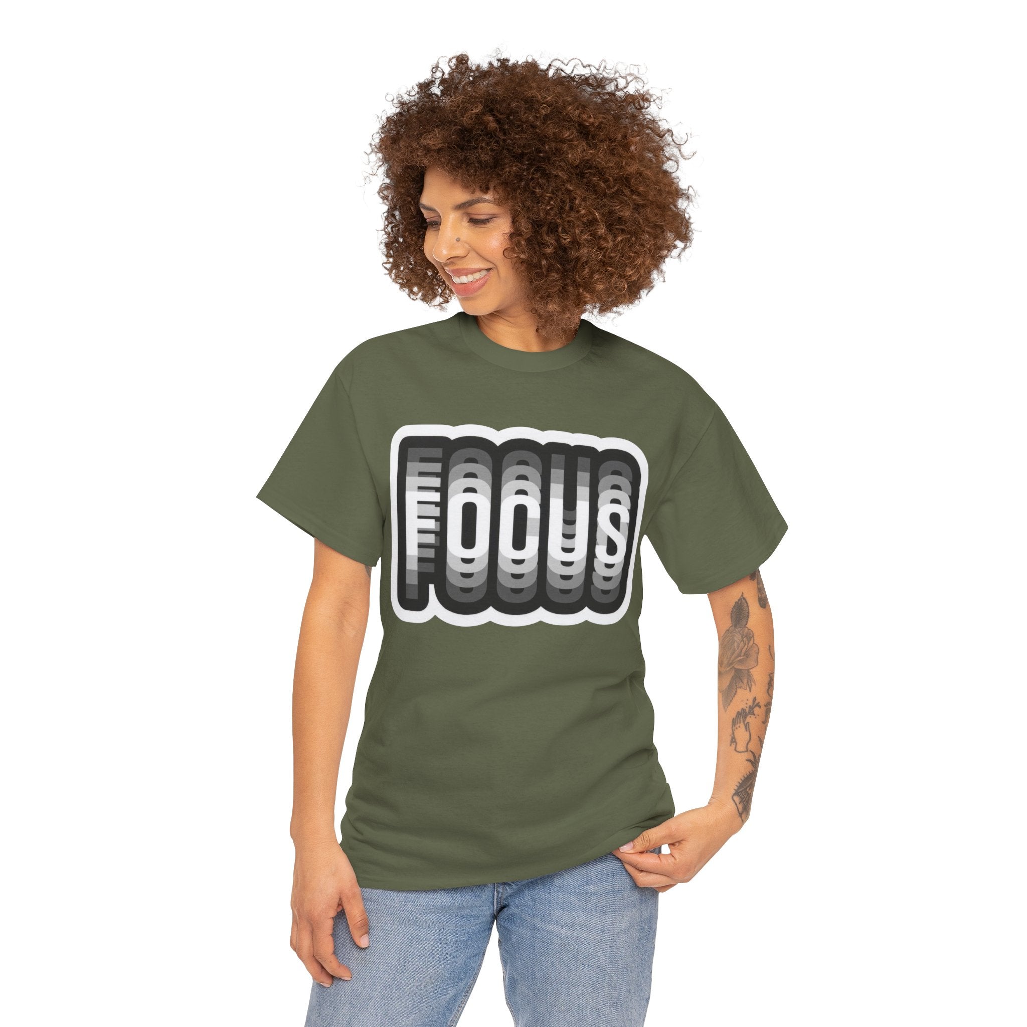 Focus Optical Illusion — T Shirt