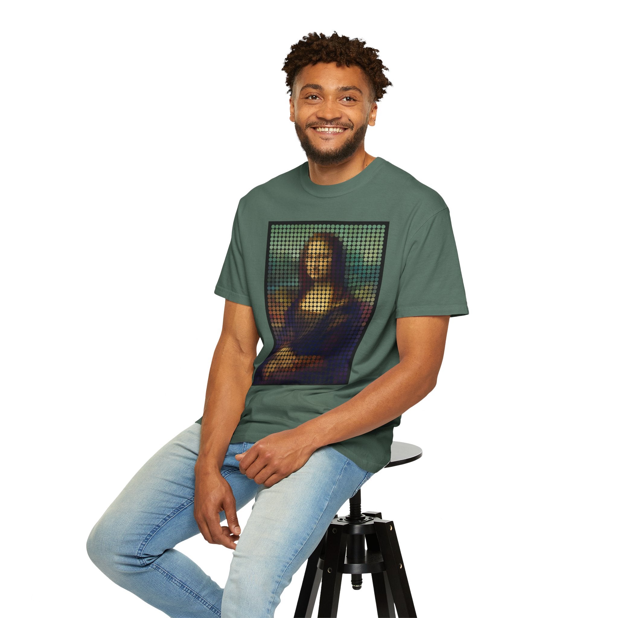 Mona Lisa Pixel Art — T-Shirt