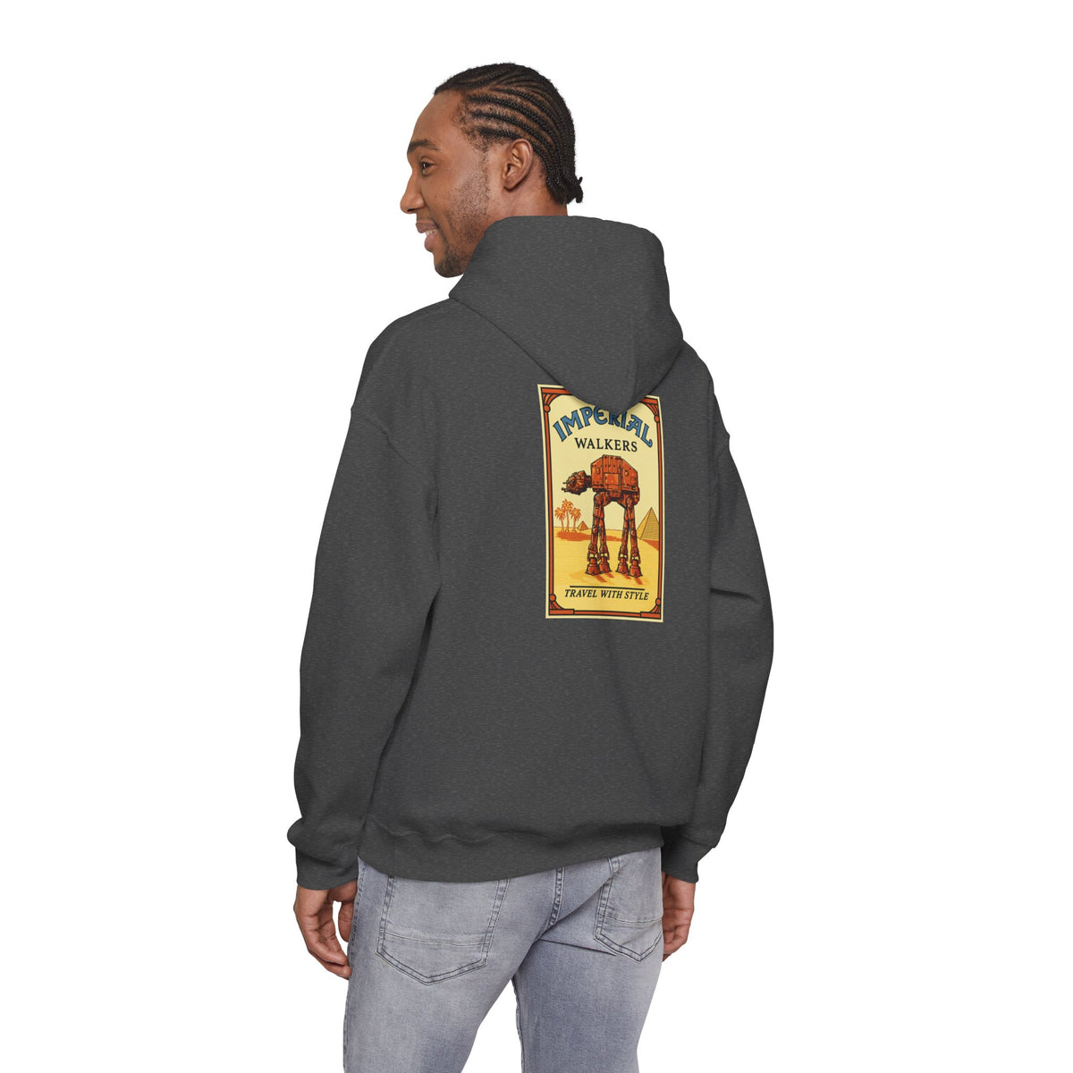 Star Wars Imperial Walker Hoodie – camel vintage pack sweatshirt.