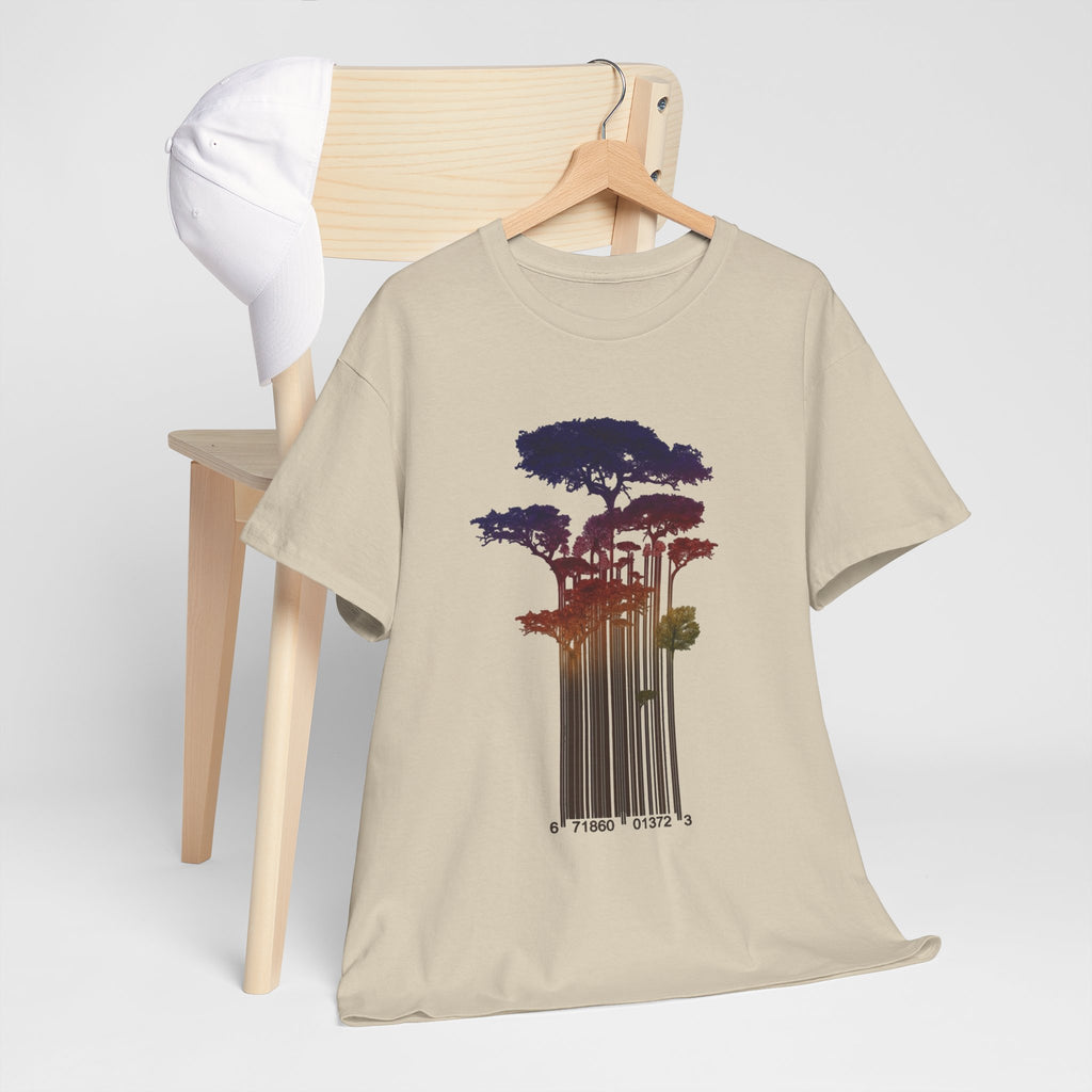 Barcode Forest T‑Shirt