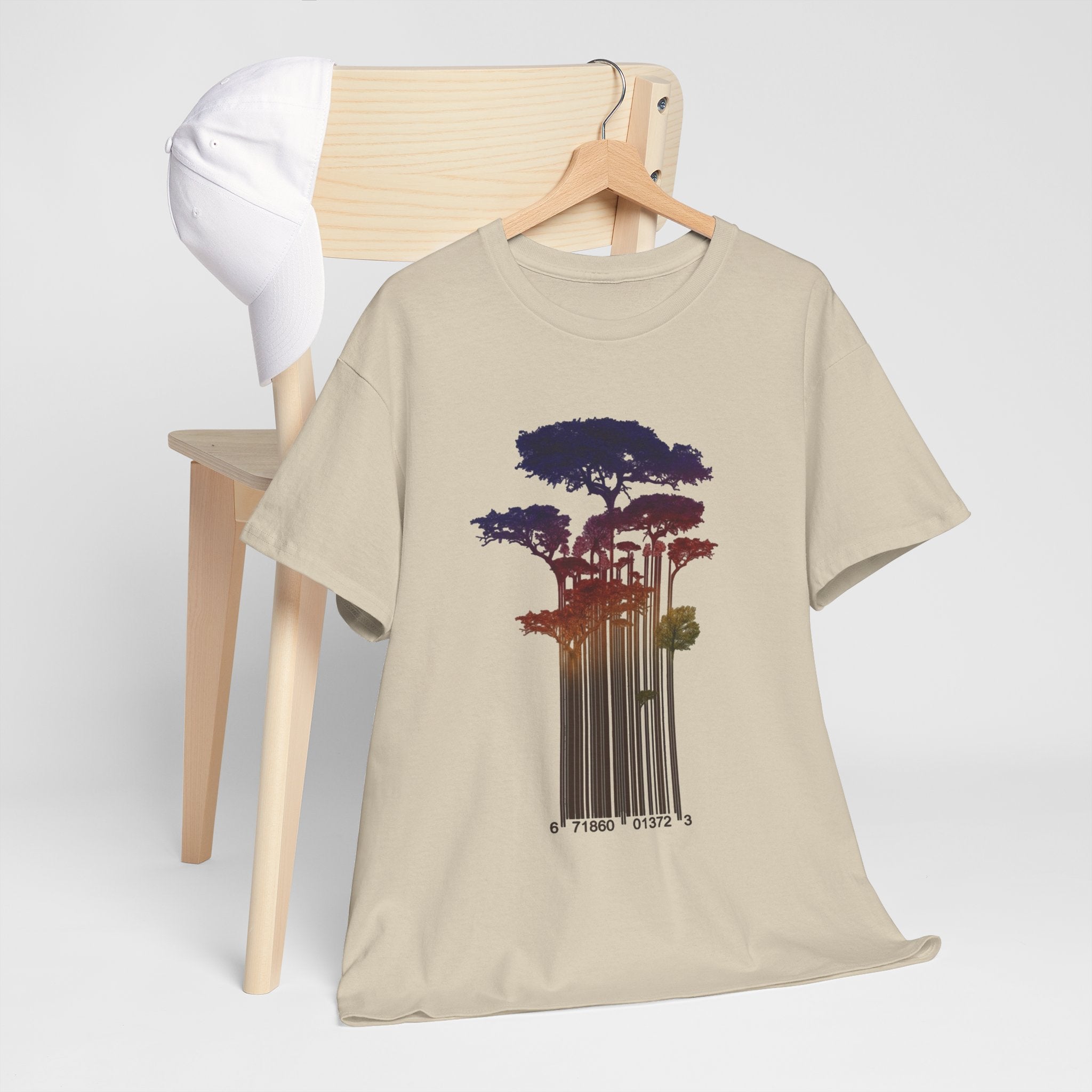 Barcode Forest T‑Shirt
