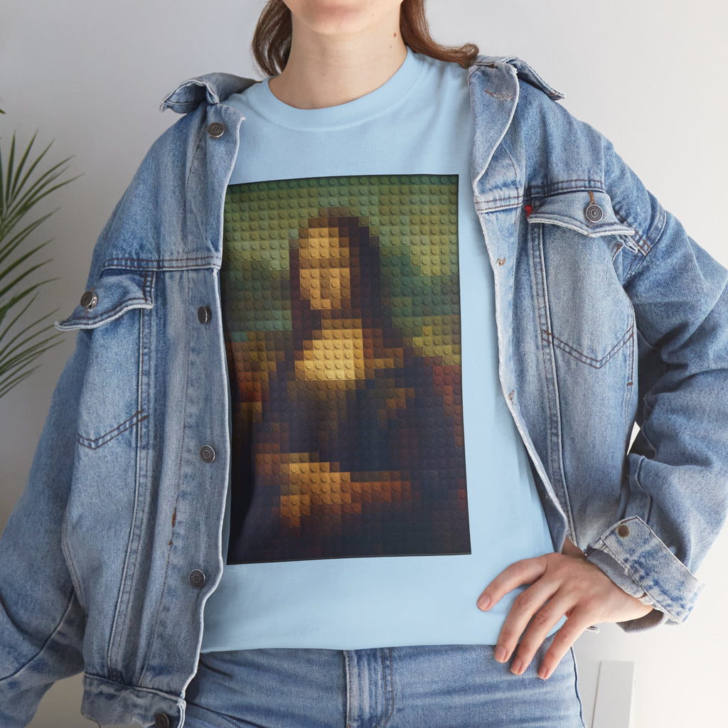 Pixelated Mona Lisa - T‑Shirt