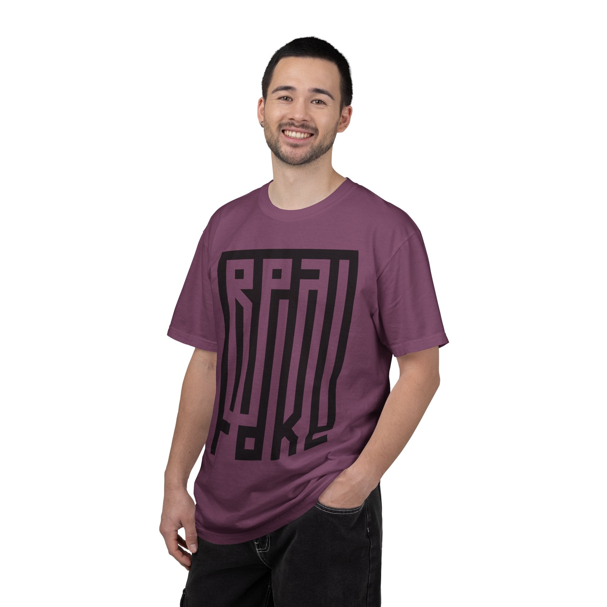 'Real/Fake' — T-Shirt