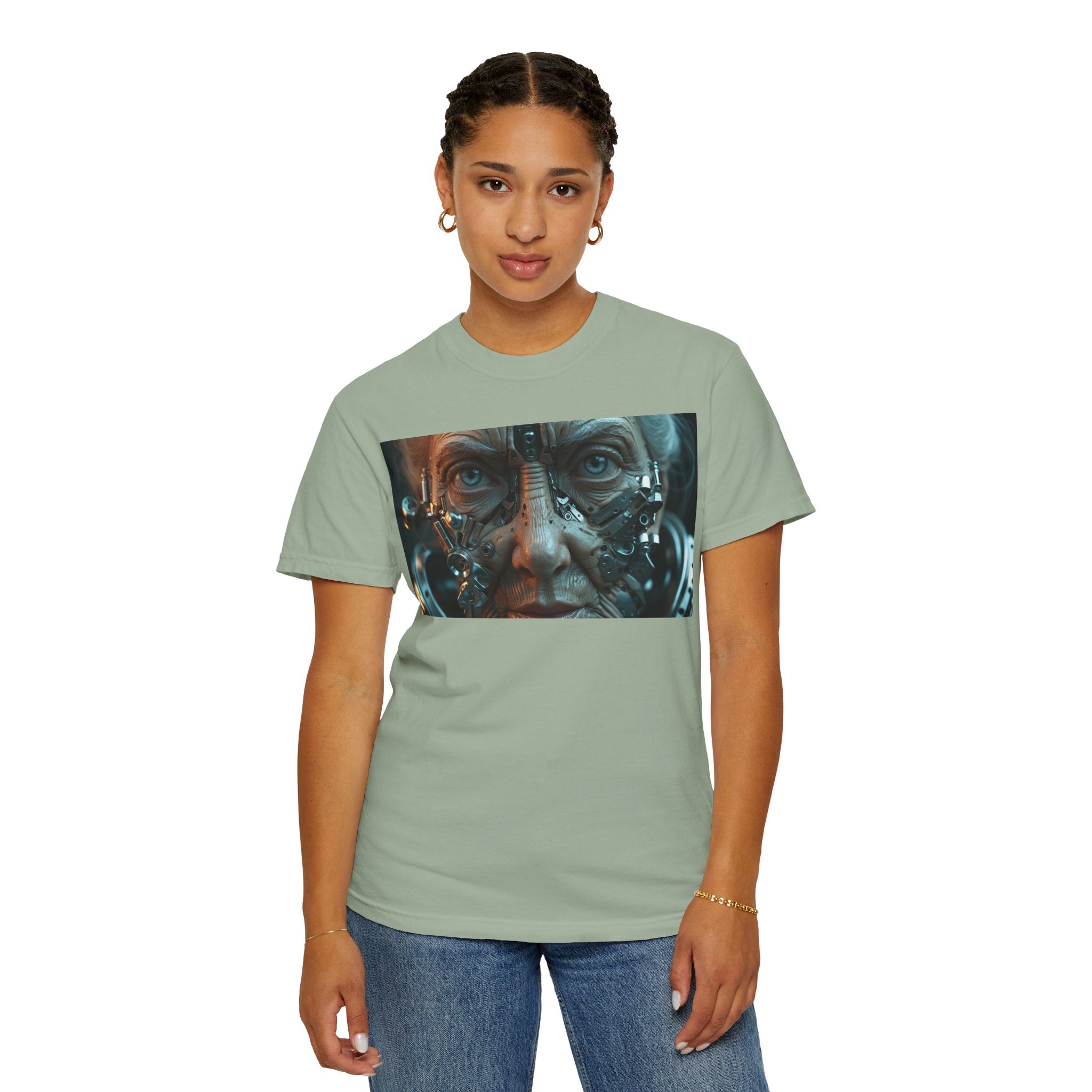 Cybernetic Old Face —T‑Shirt