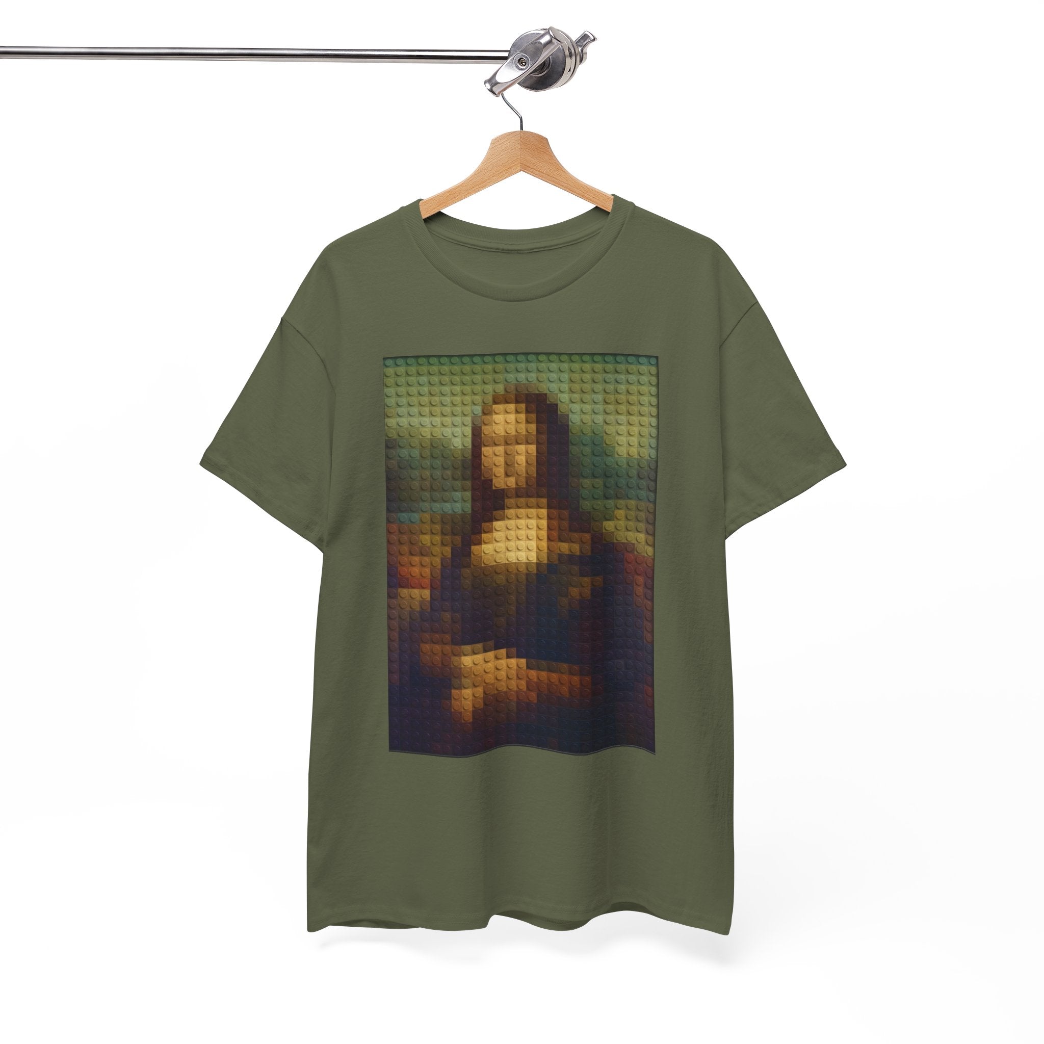 Pixelated Mona Lisa - T‑Shirt
