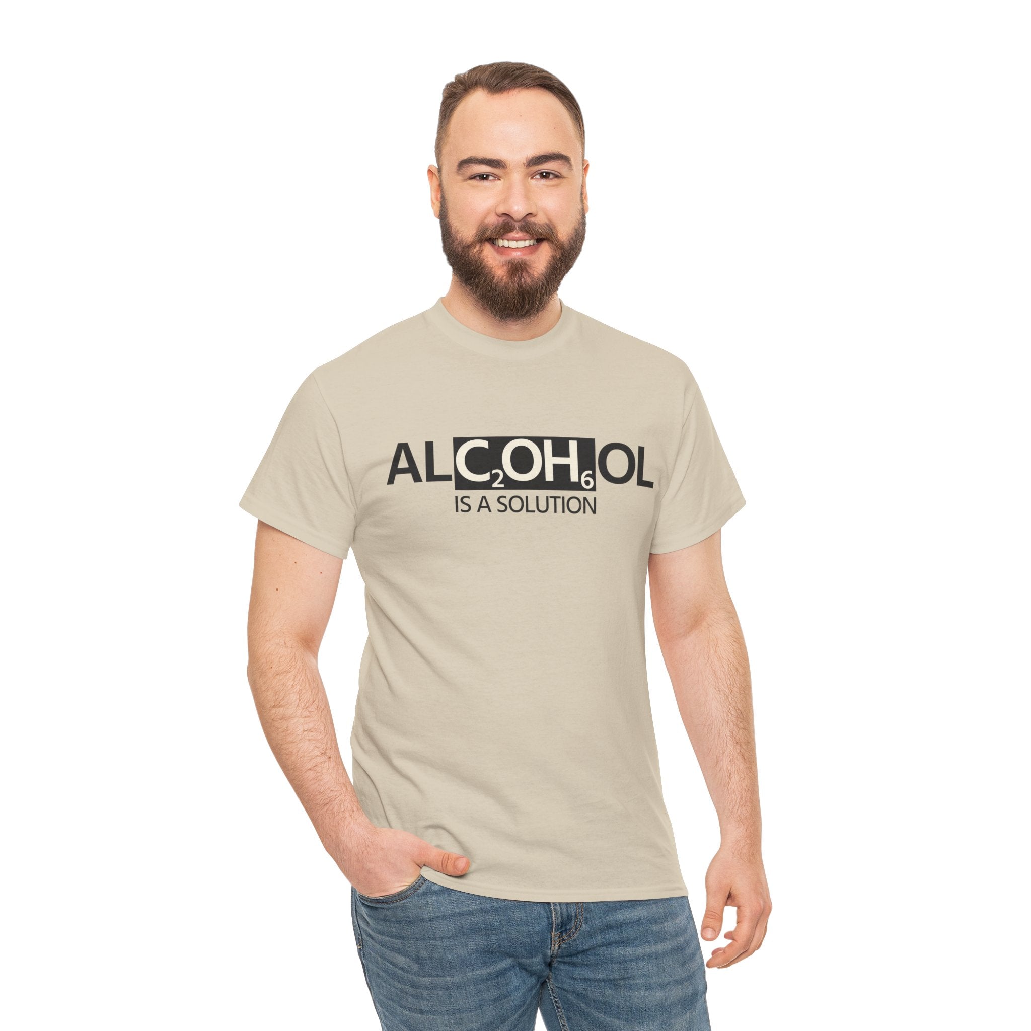 "Alcohol Is A Solution" — T-Shirt