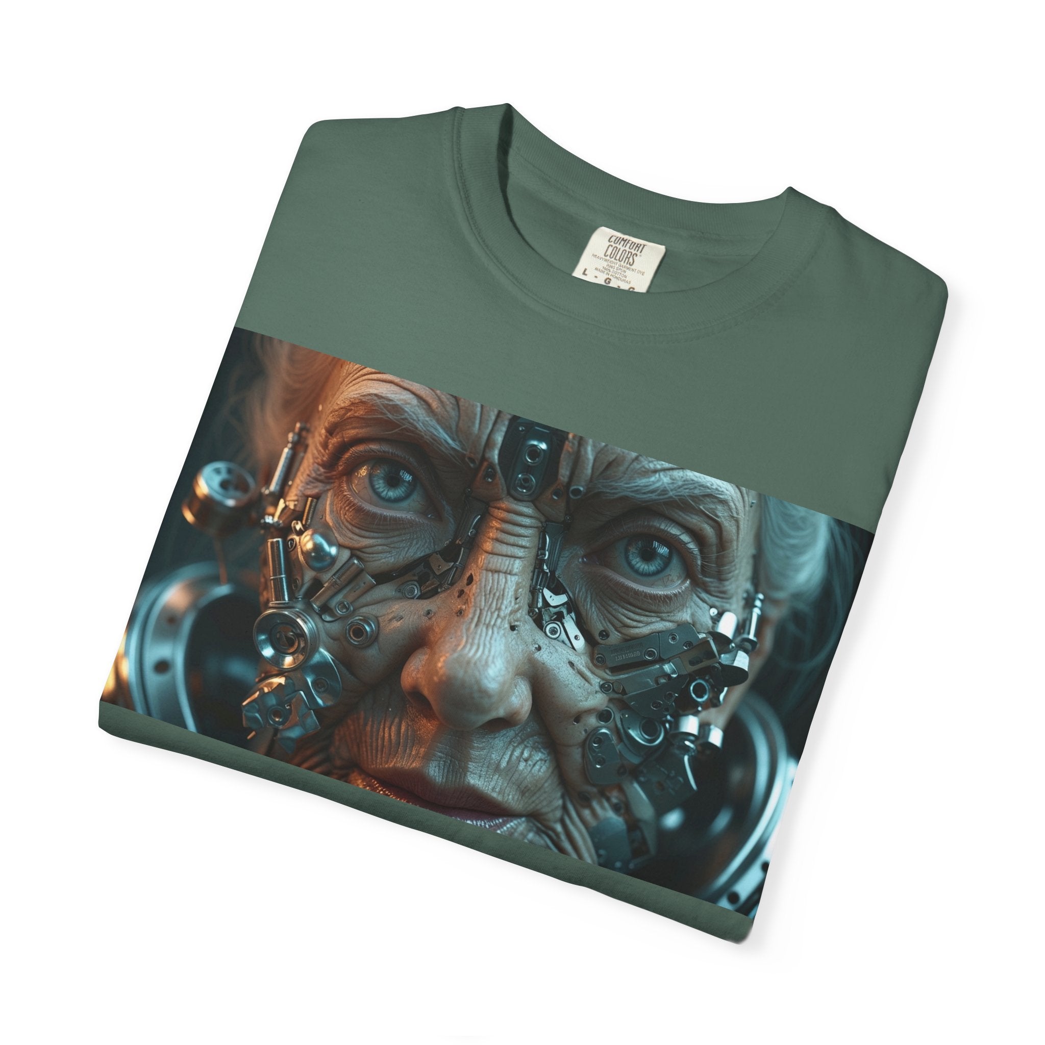 Cybernetic Old Face —T‑Shirt