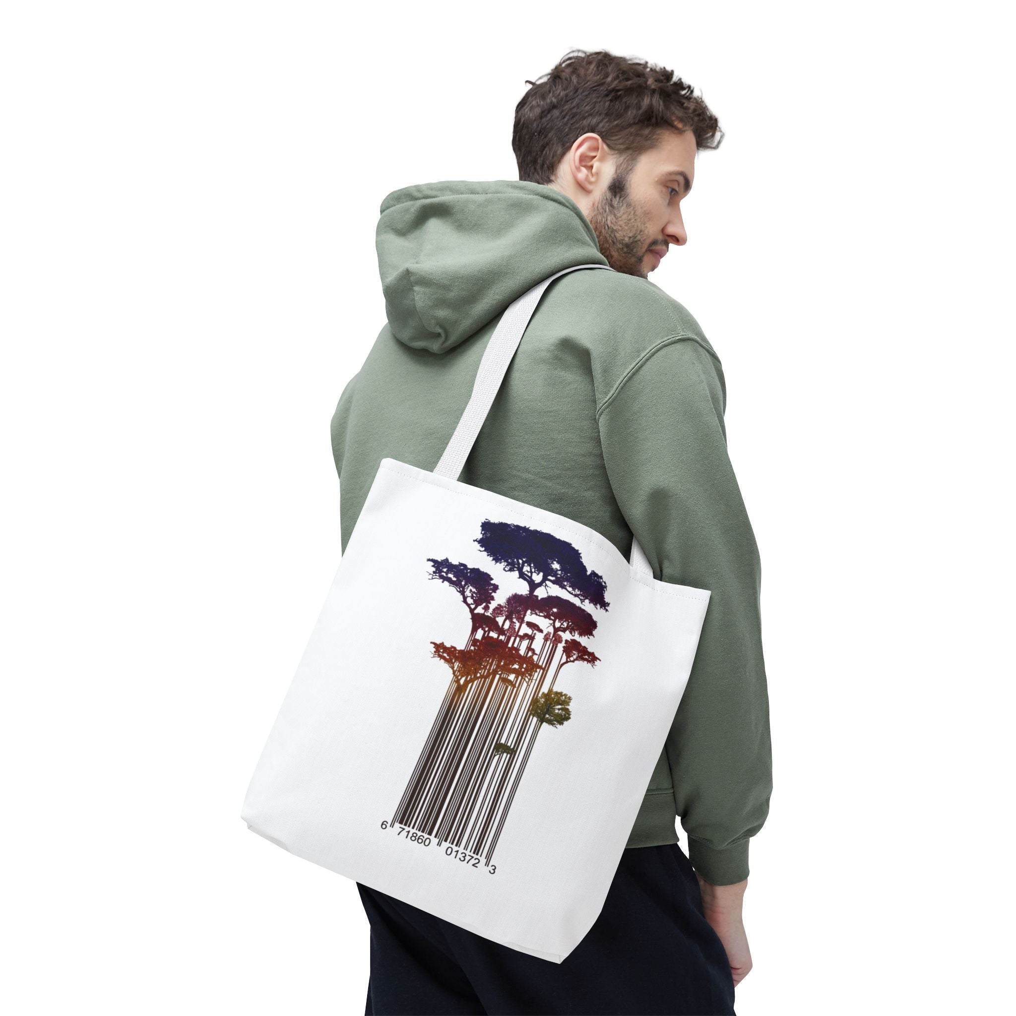 Barcode Forest — Tote Bag