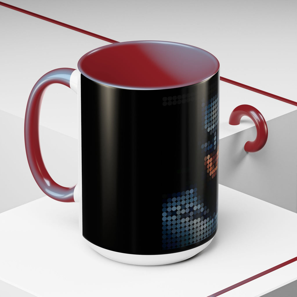 Pixel Art Dark Knight — Coffee Mug