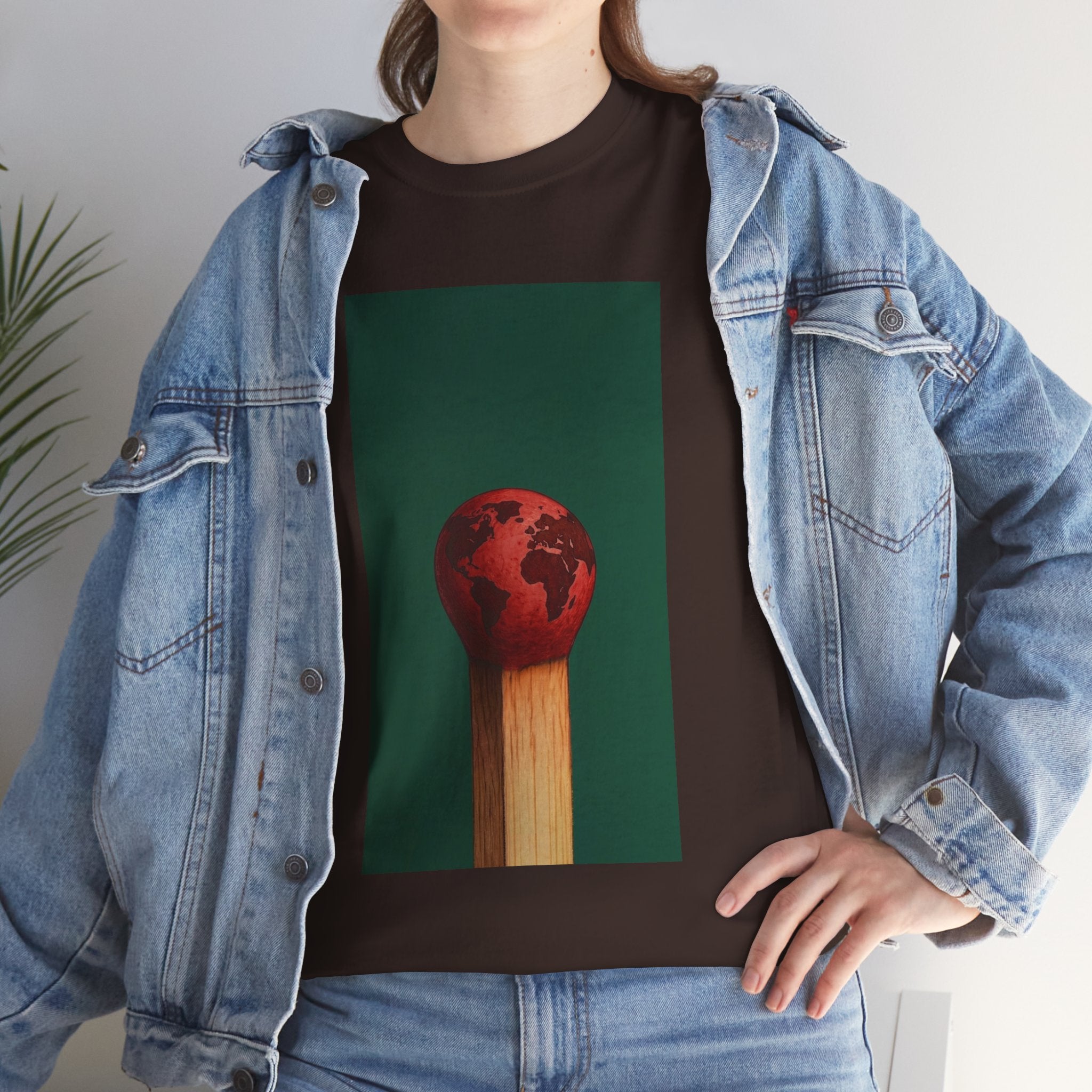 Matchstick Earth — T‑Shirt