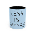Less Is More Minimalist Accent Coffee Mug — Blue 11/15oz