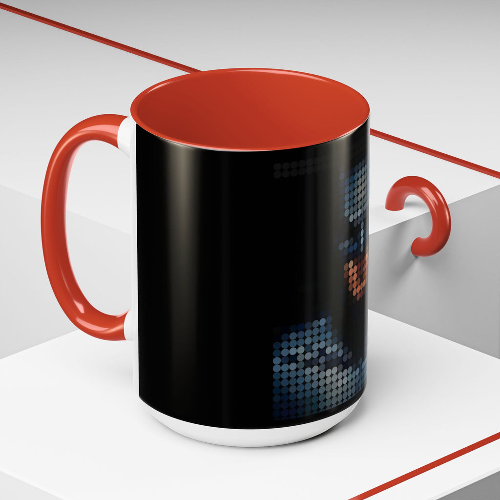 Pixel Art Dark Knight — Coffee Mug