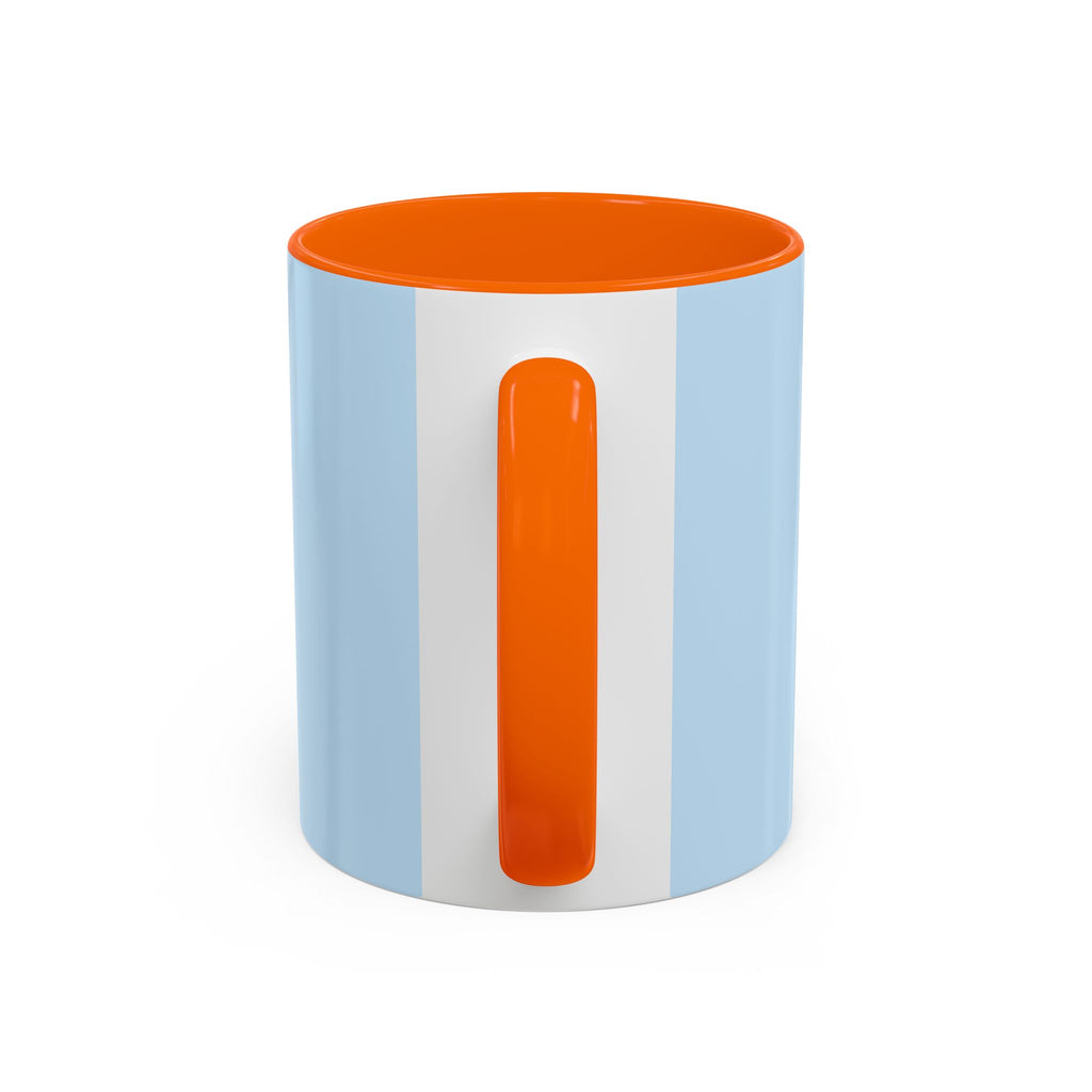 Less Is More Minimalist Accent Coffee Mug — Blue 11/15oz