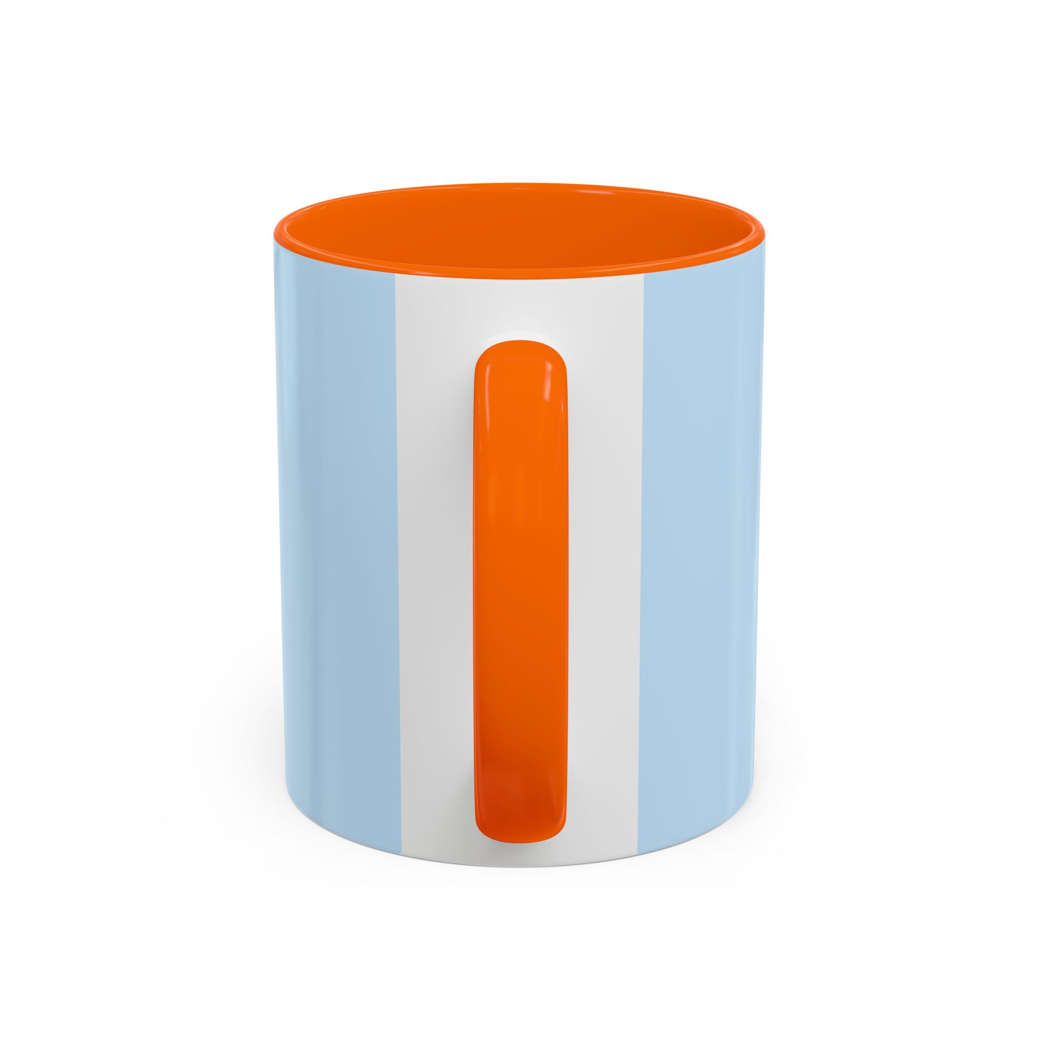 Less Is More Minimalist Accent Coffee Mug — Blue 11/15oz