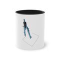 Engineer Compass Mug in Black – architect compass geometric art mug