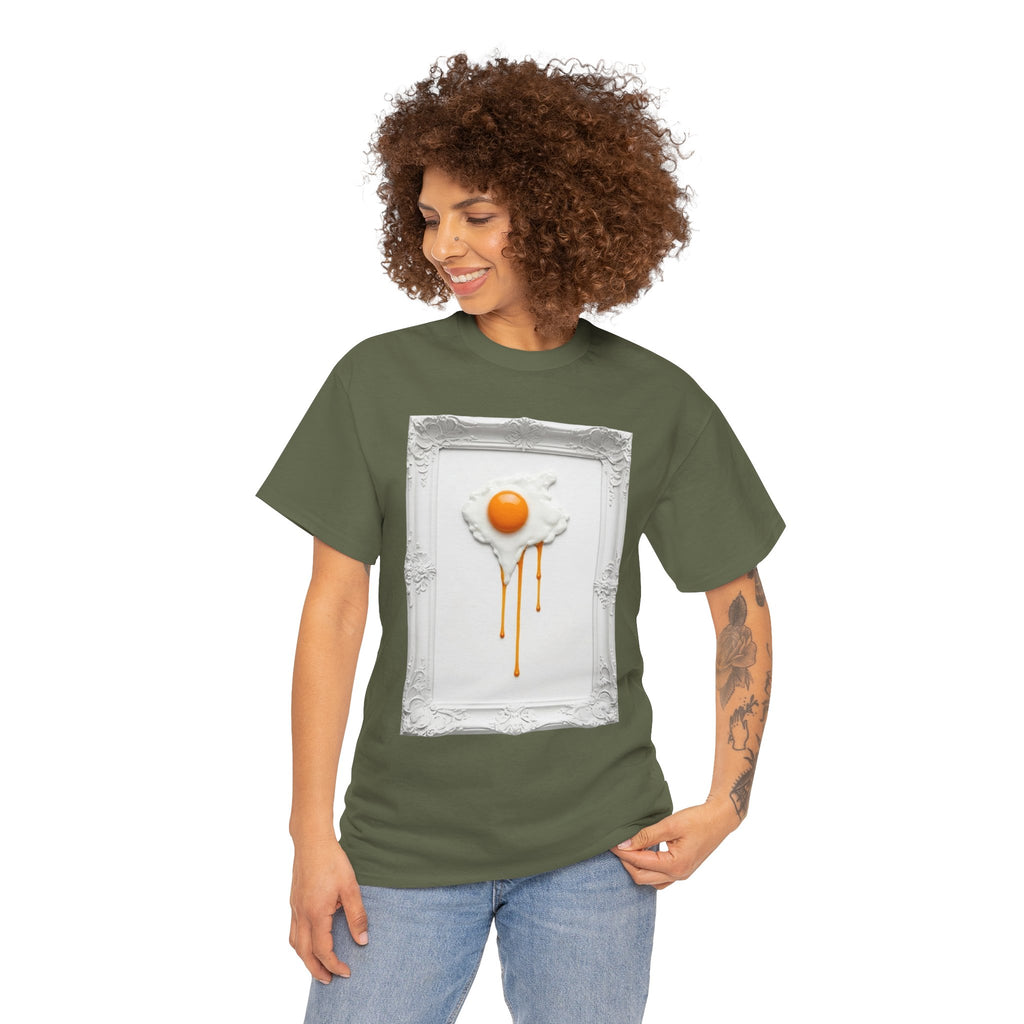 Artful Drip Fried Egg — T‑Shirt