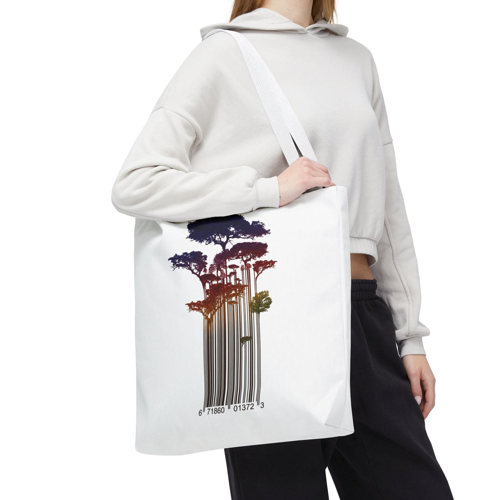 Barcode Forest — Tote Bag