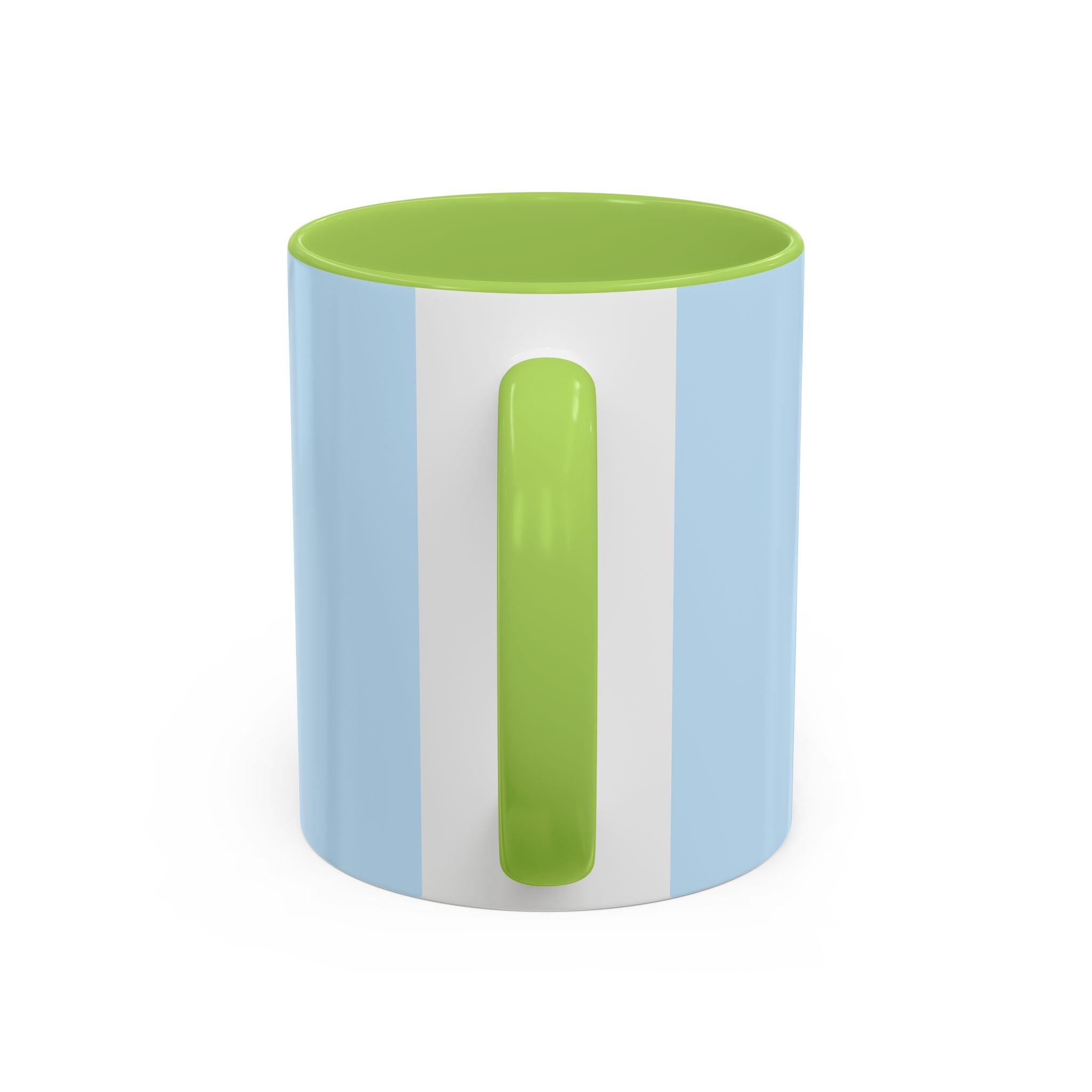 Less Is More Minimalist Accent Coffee Mug — Blue 11/15oz
