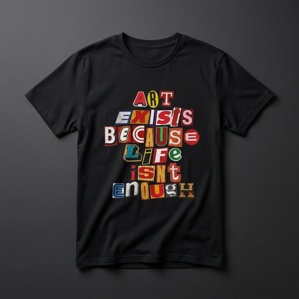 Art Exists Because Life Isn’t Enough — T-Shirt