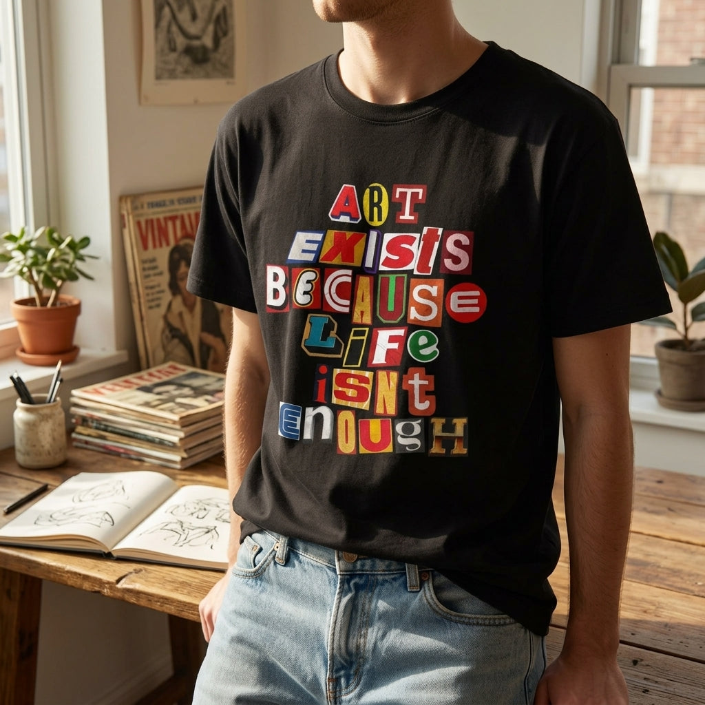 Art Exists Because Life Isn’t Enough — T-Shirt